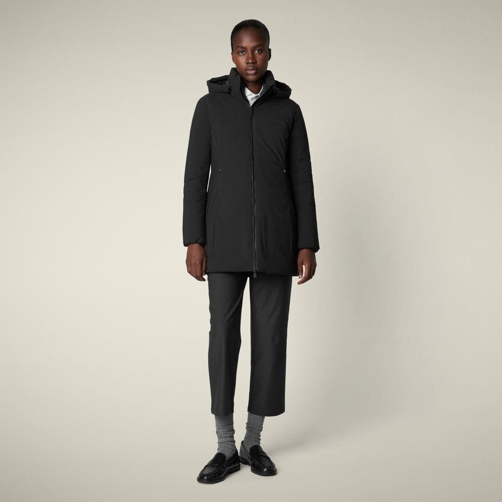 Parka donna animal free mod. Rachel nero<BR/> D40060W 10000 SAVE THE DUCK 