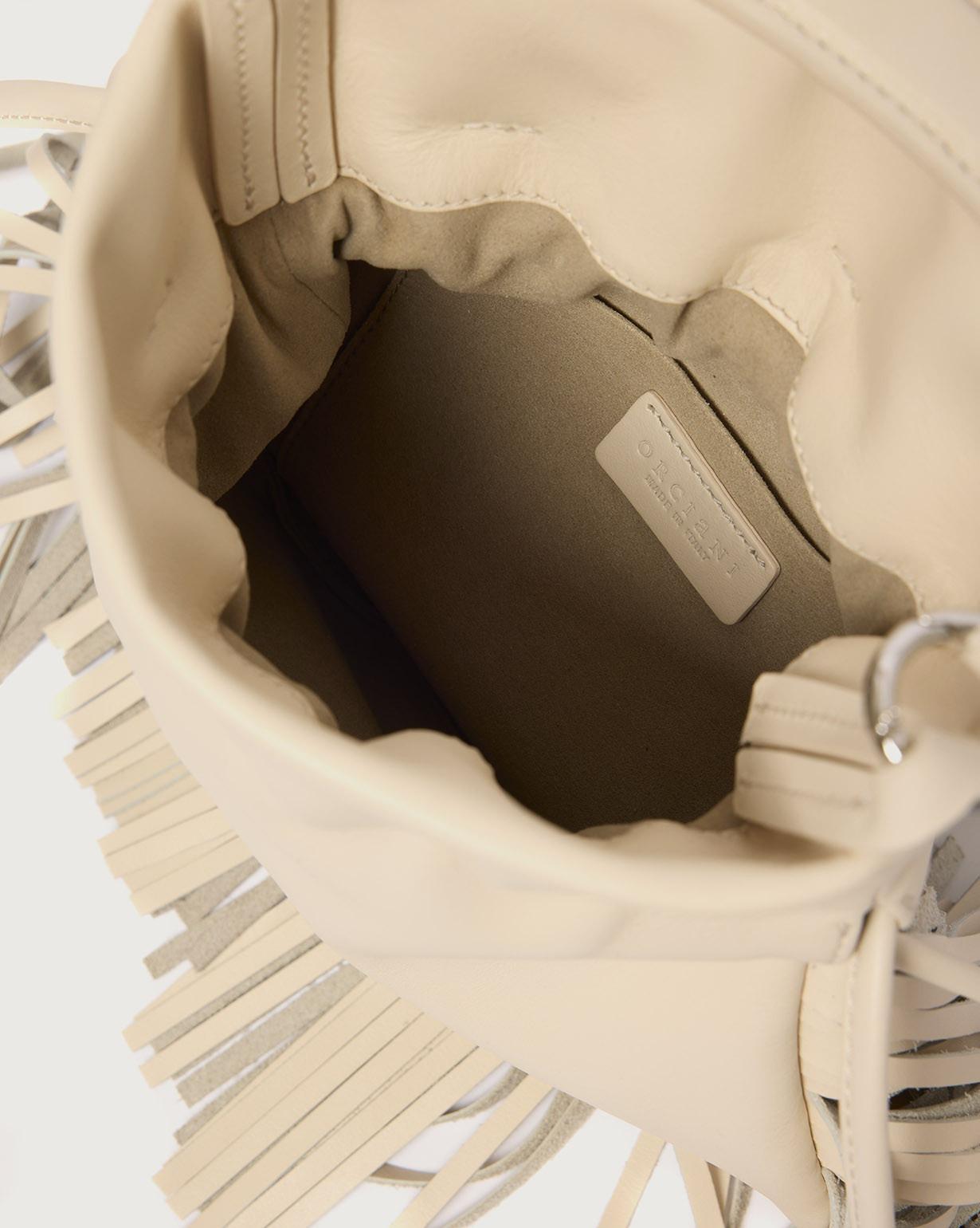 Mini bag Juice Jungle in pelle B02233SPD BURRO ORCIANI 