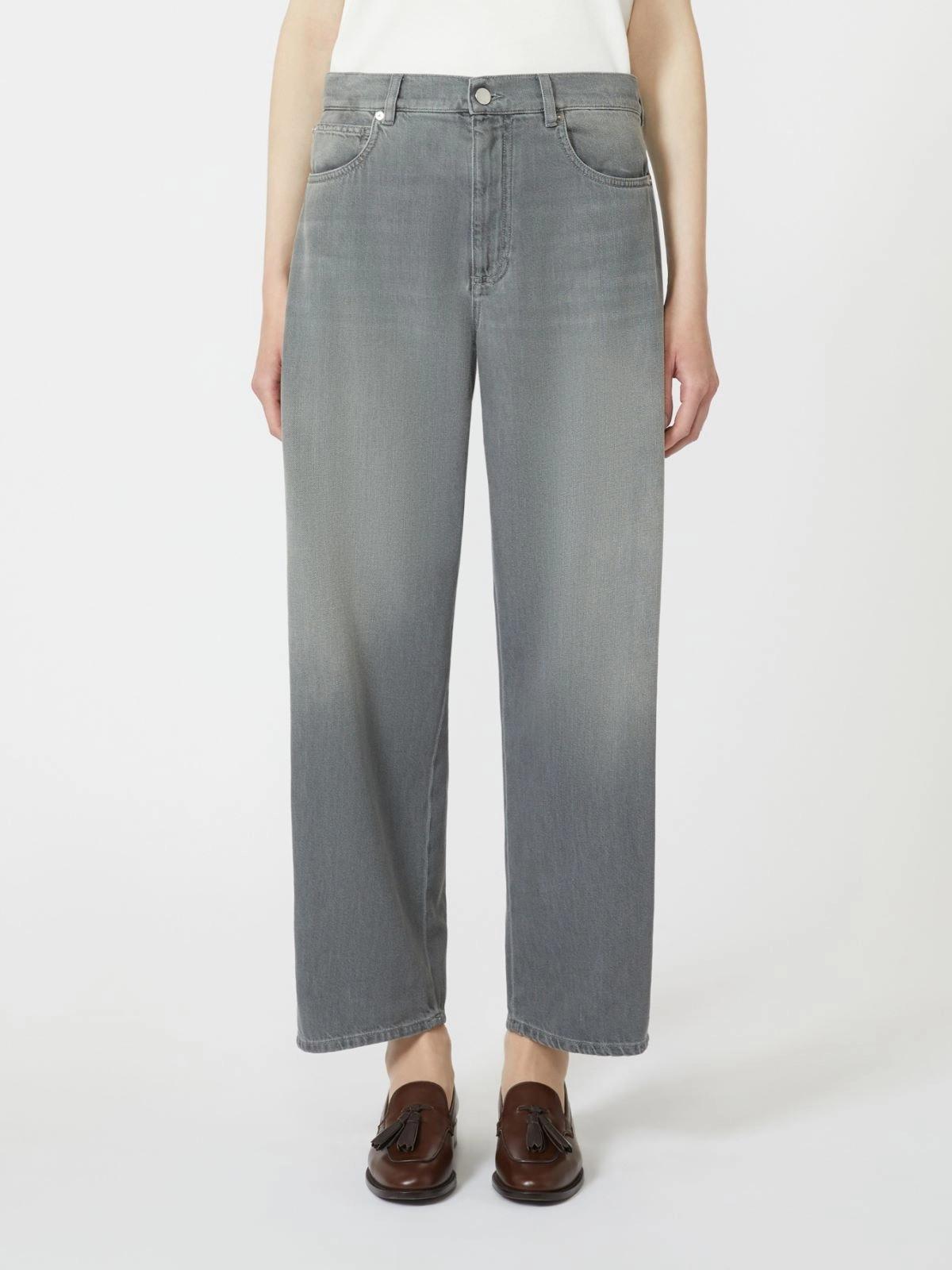 SMMALLEGRA<BR/>Jeans barrel leg in denim SMMALLEGRA 002 S MAX MARA 