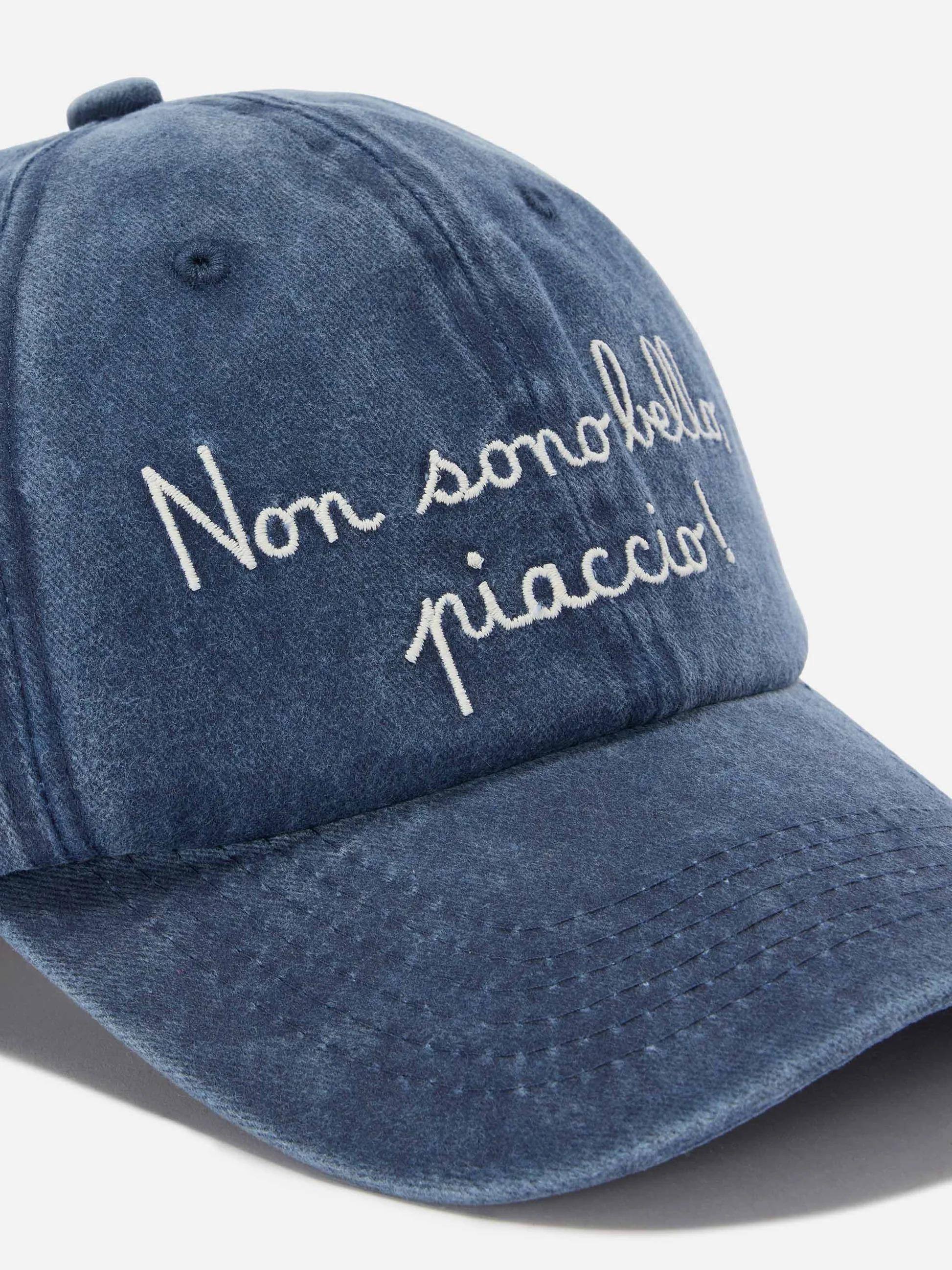 Cappellino Davis con visiera in cotone blu e ricamo | Special Edition DAS0004 08400L MC2 SAINT BARTH 