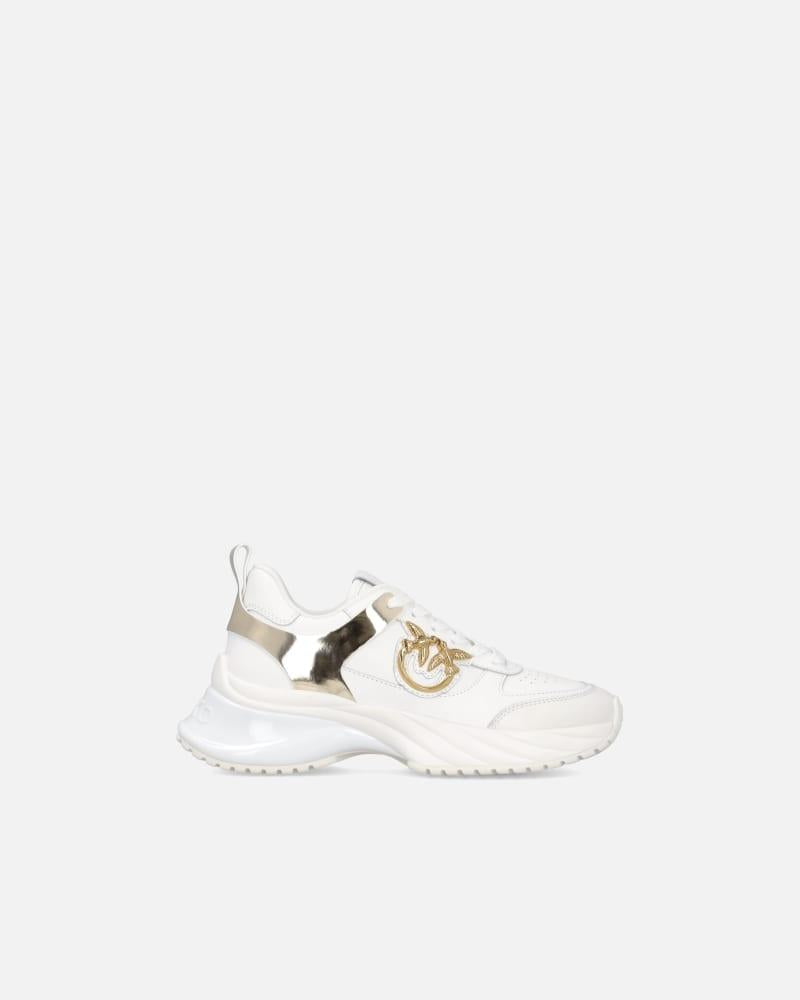 Sneakers Ariel effetto pelle con dettagli specchio<BR/><BR/> SS0027P025 Z1B PINKO 