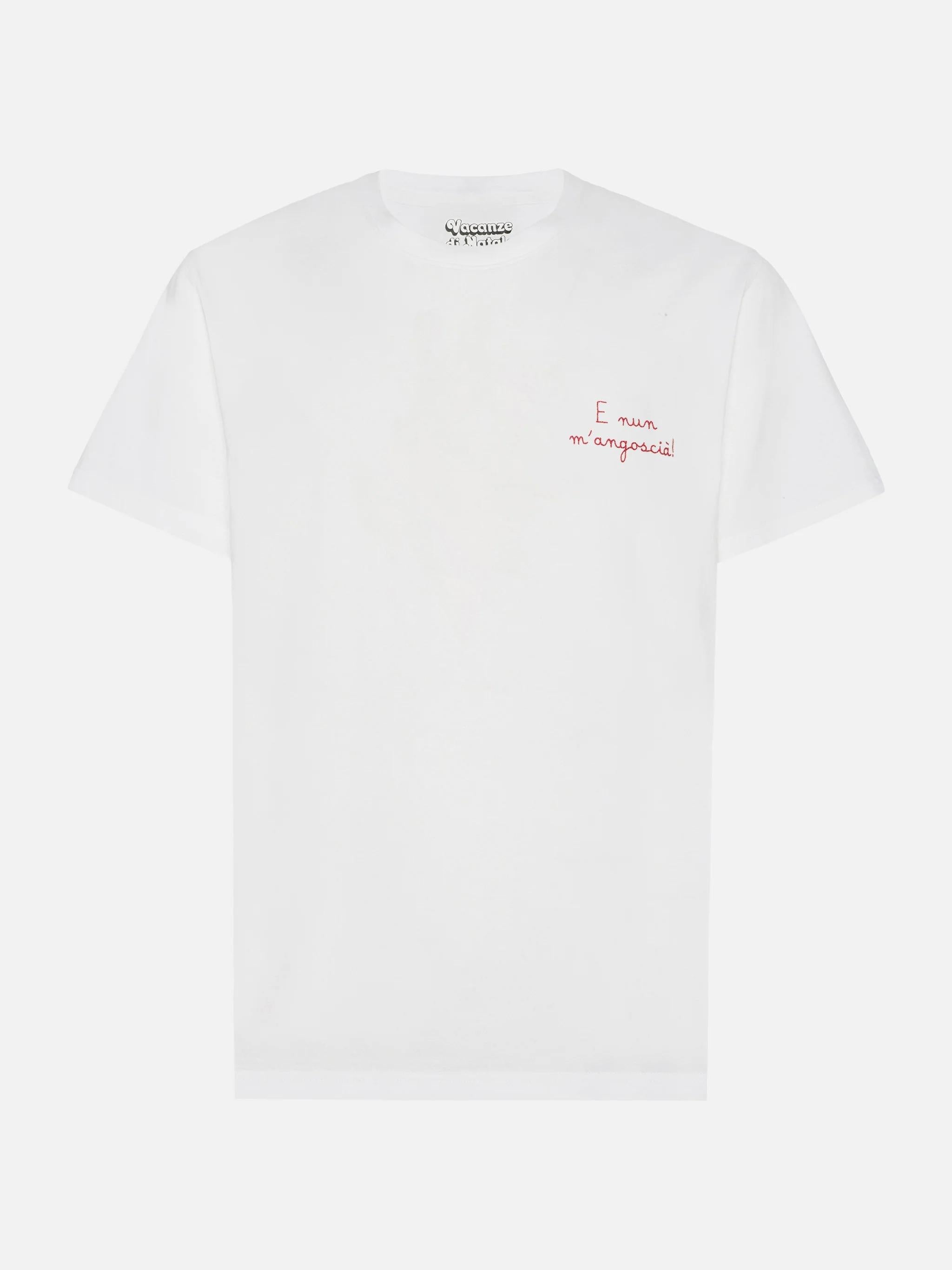 T-shirt Arnott Warm in cotone con ricamo E nun m'angoscià ARN0004 02225I MC2 SAINT BARTH 