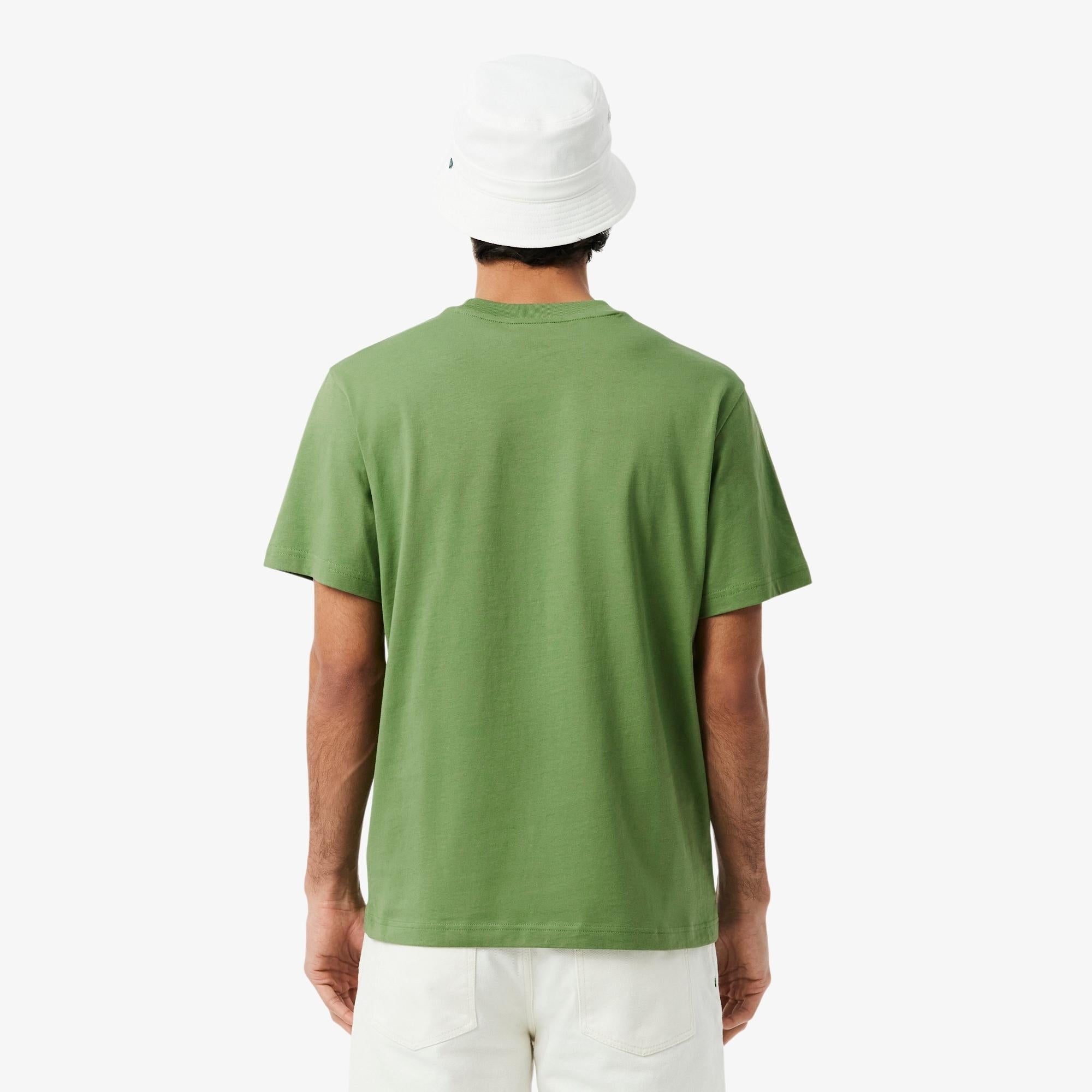 T-shirt uomo in cotone TH7318 02M LACOSTE 