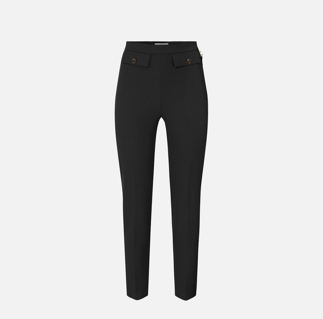 Pantaloni in doppio crêpe PA12056E2 110 ELISABETTA FRANCHI 