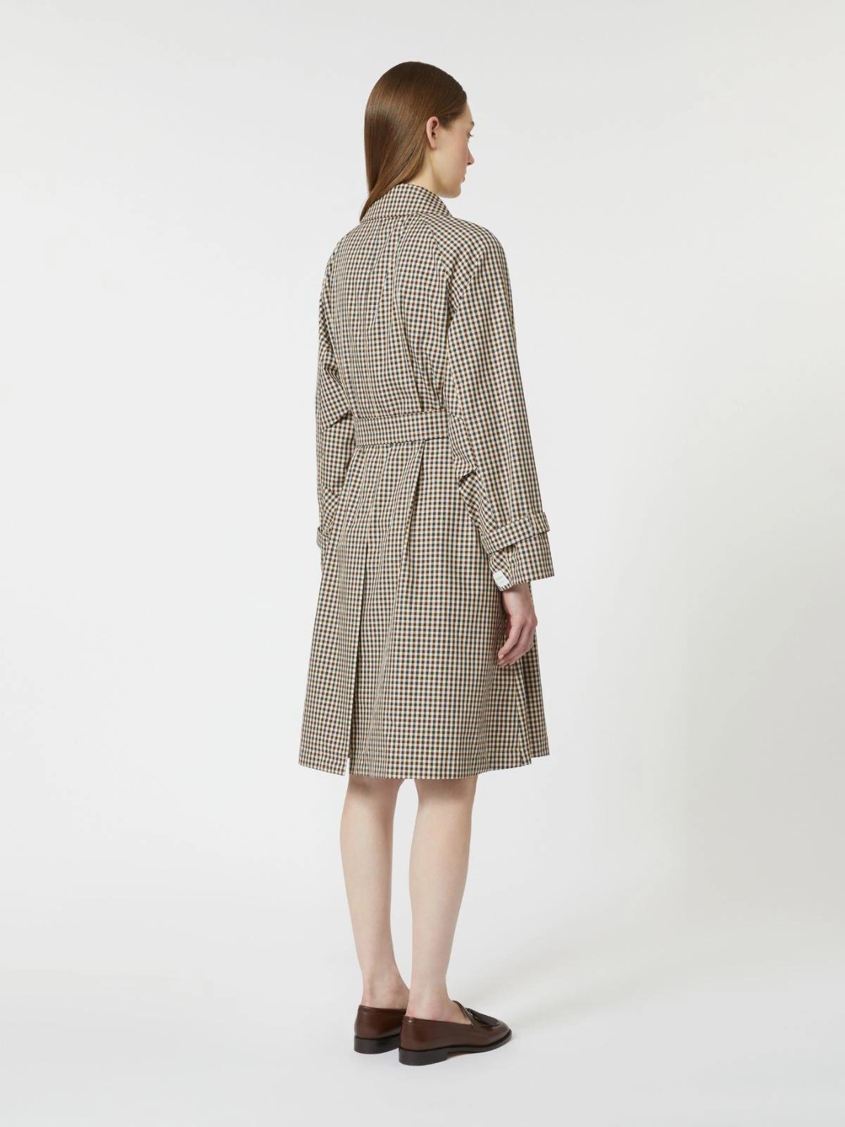 MTCFATE<BR/>Trench in twill antigoccia fantasia MTCFATE 001 MAX MARA THE CUBE 