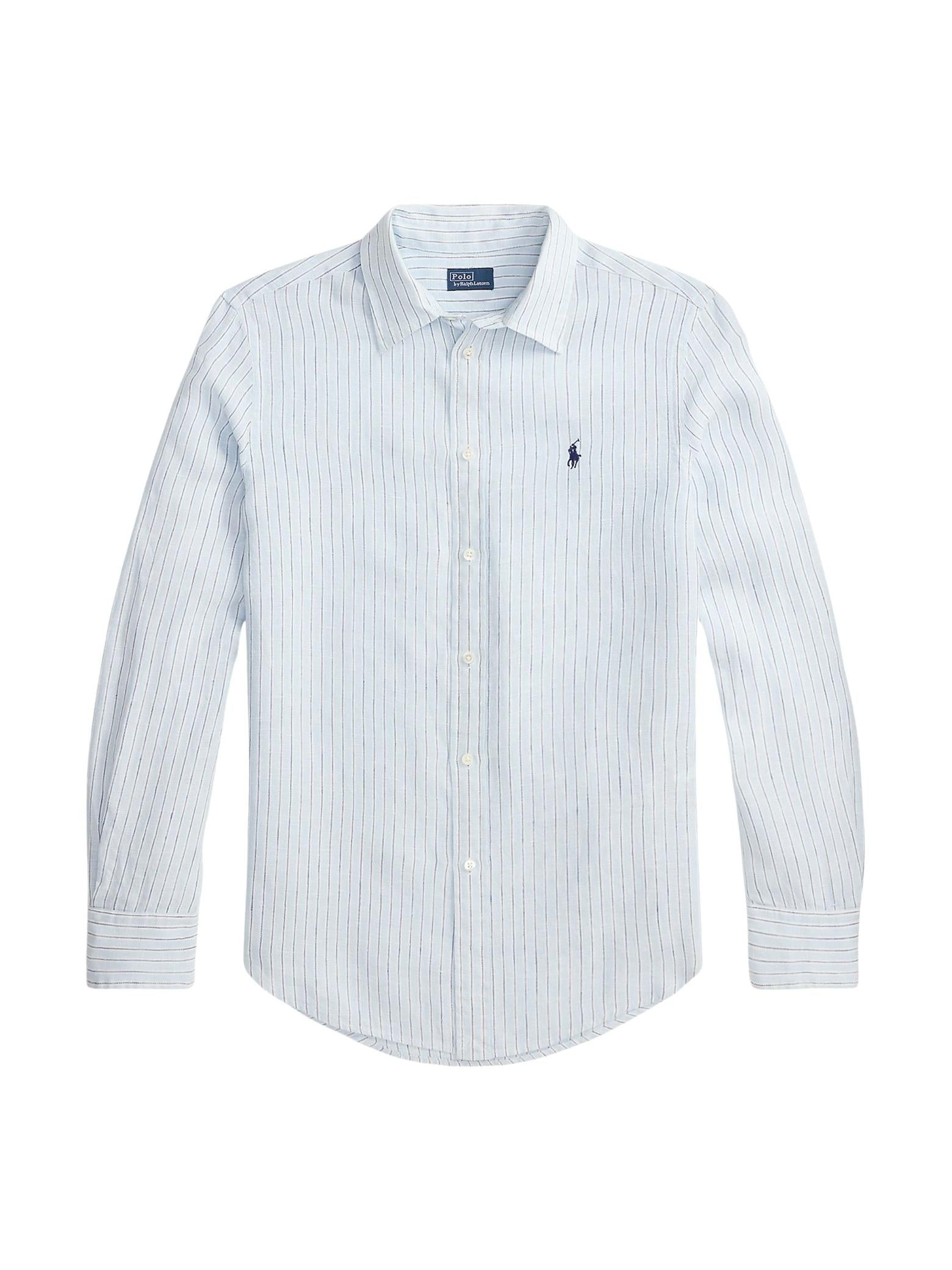 Camicia donna in lino a righe 211A96158 003 RALPH LAUREN 