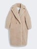 Teddy Bear Icon Coat in alpaca e lana
