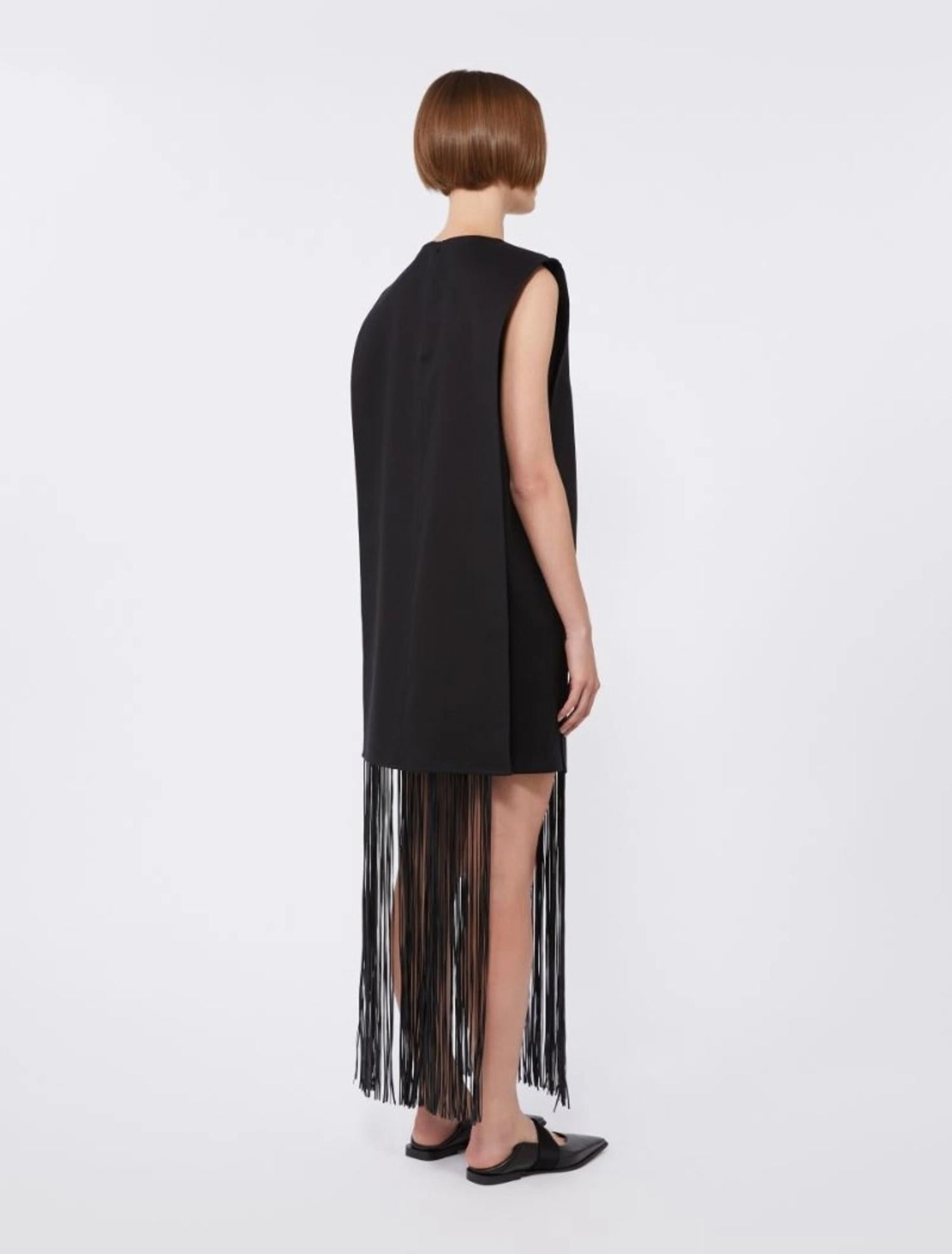 Abito girocollo con frange FINNICI 003 SPORTMAX 