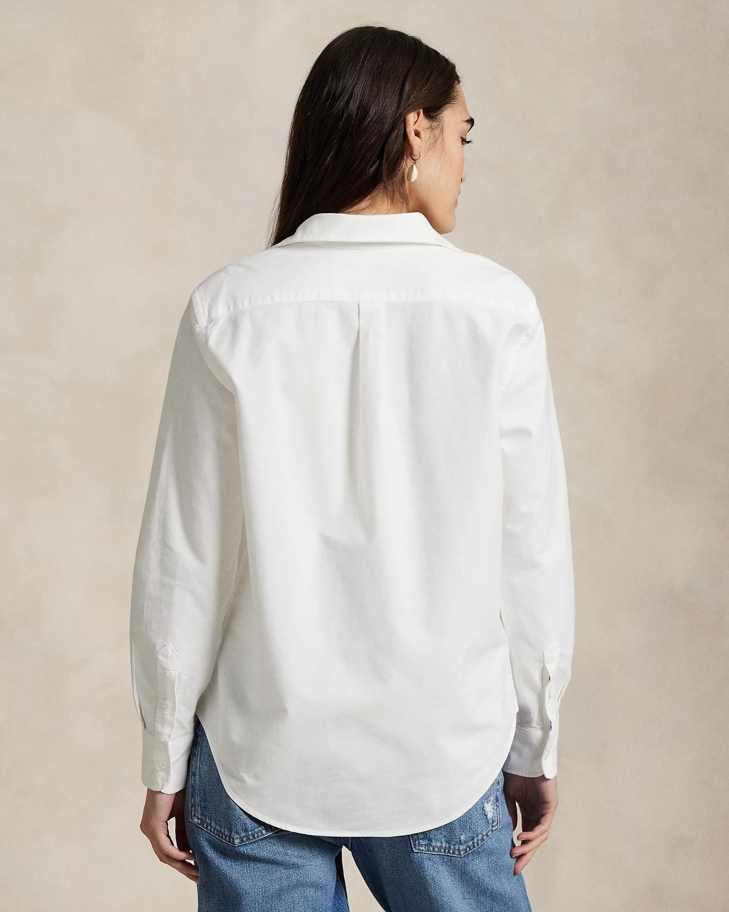 Camicia donna Oxford in cotone 211891377 003 RALPH LAUREN 