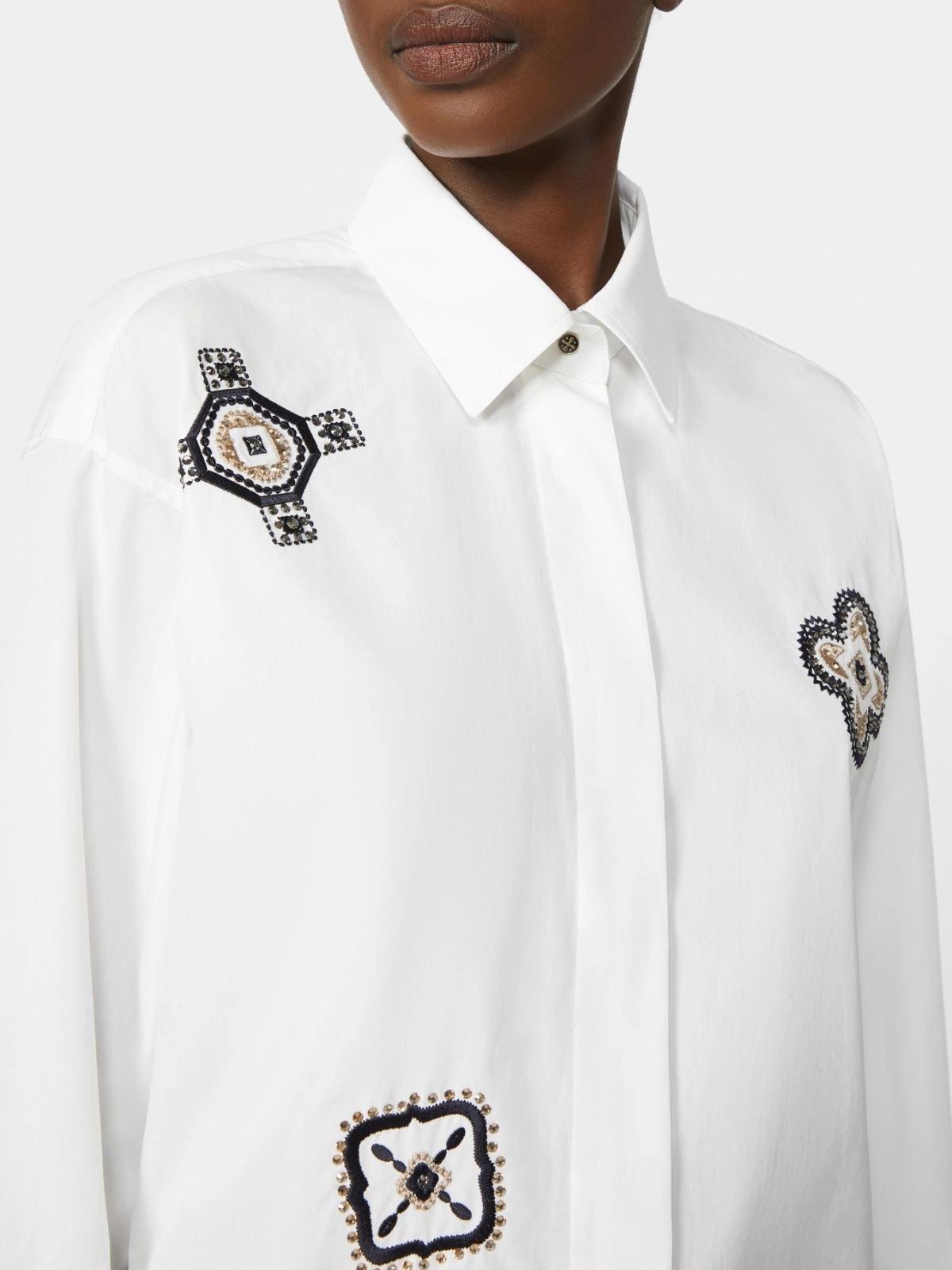 MXMSHOCK<BR/>Camicia in popeline ricamato MXMSHOCK 001 MAX MARA 