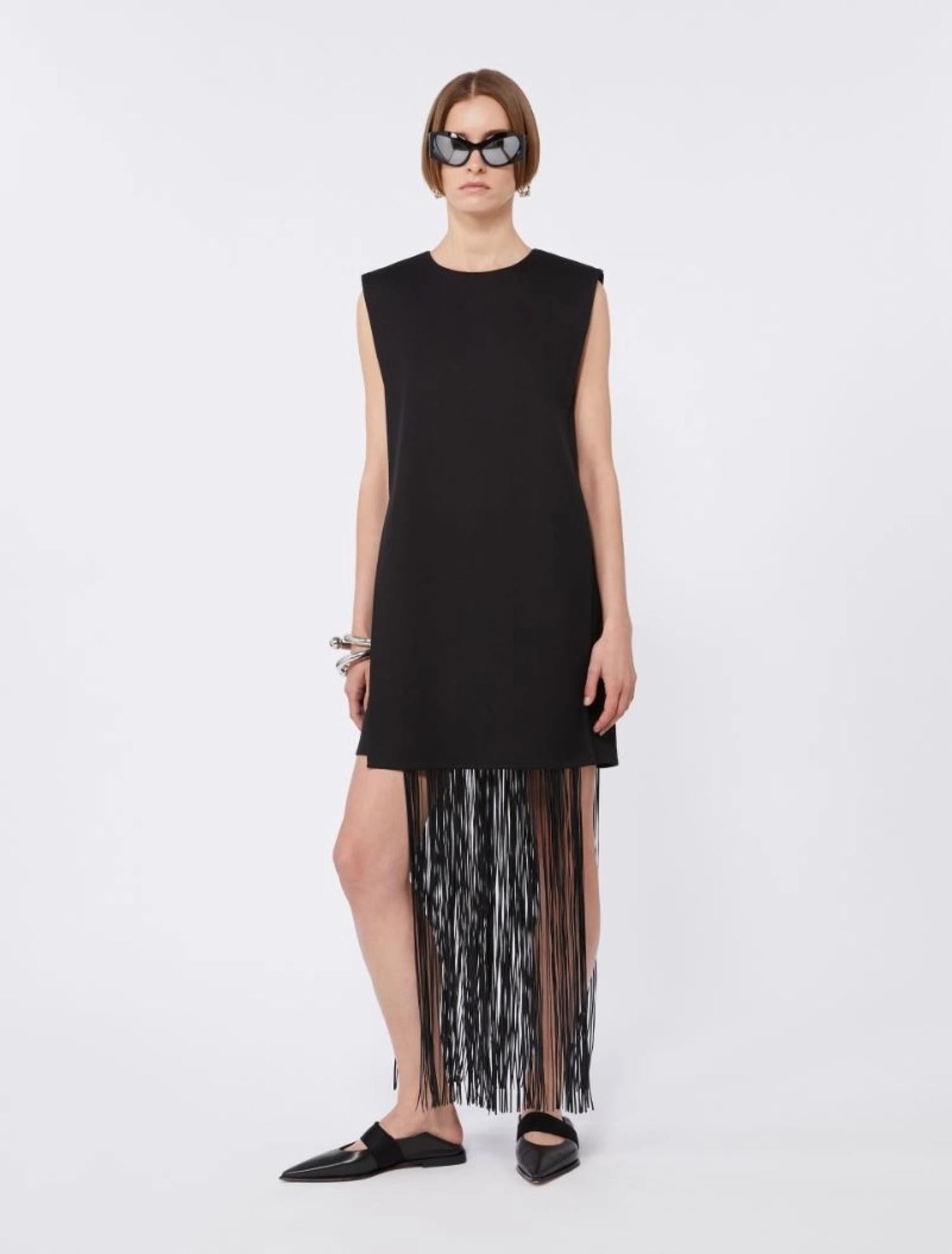 Abito girocollo con frange FINNICI 003 SPORTMAX 