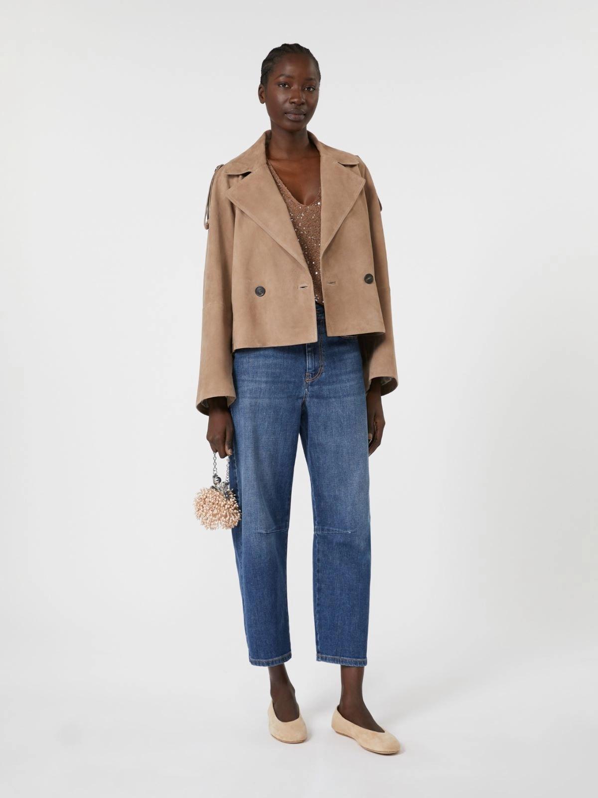 Trench corto in suede MAGA 001 WEEKEND 