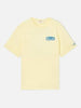 T-shirt Portland gialla con illustrazione St. Jean Beach
