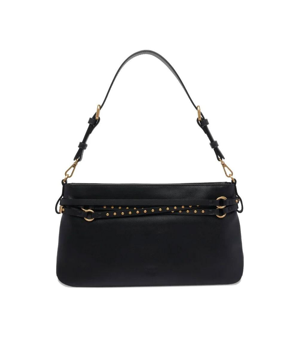 Borsa a spalla media Belt Bag in pelle<BR/> 106176A0QO Z99Q PINKO 