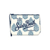 Pochette Aline in scuba con stampa cashmere