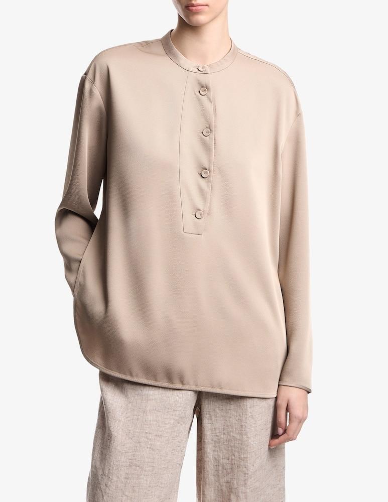 camicetta con colletto coreano<BR/><BR/> EW003319AF20495 U6155 ARMANI 
