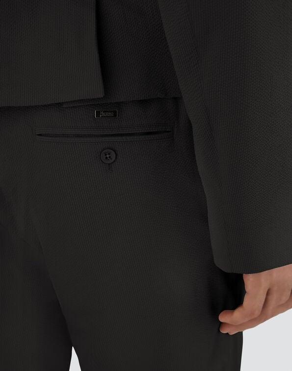 PANTALONI IN SEER-CREASE<BR/> PT000093U12684 9200 HERNO 