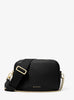 Camera bag a tracolla Bryant media in pelle martellata