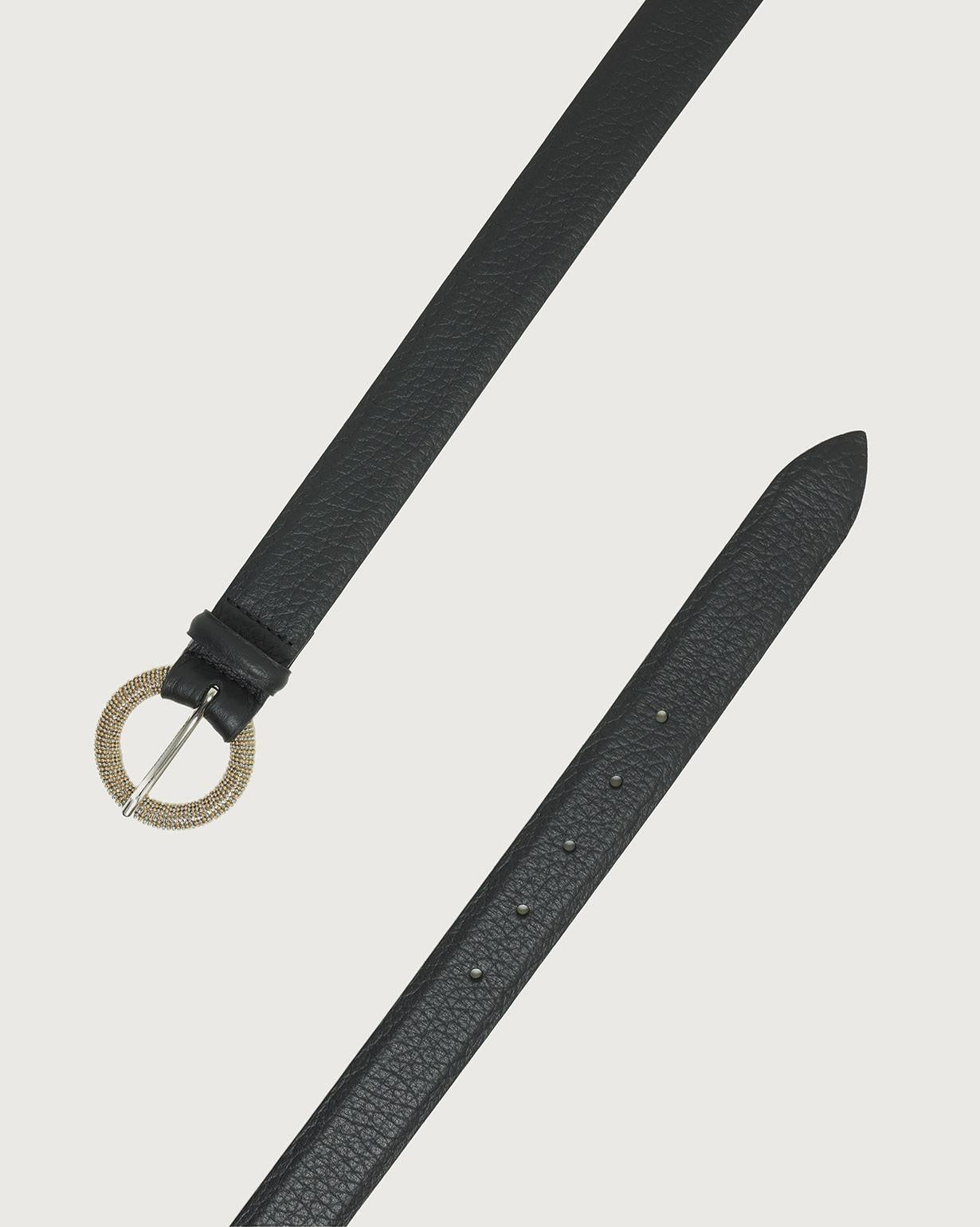 Cintura classica Soft in pelle D10318SOF NERO ORCIANI 