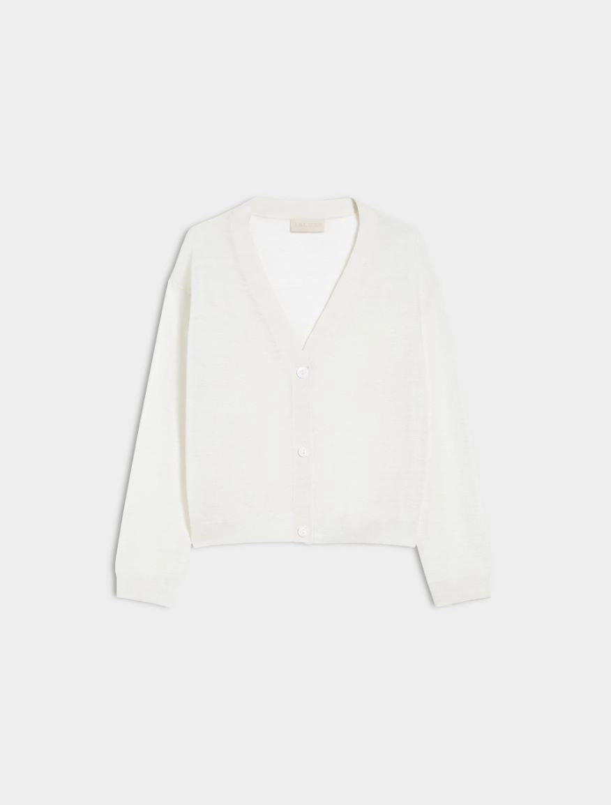 Cardigan scivolato in misto lino DIGA 001 IBLUES 