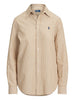 Camicia in cotone e lino