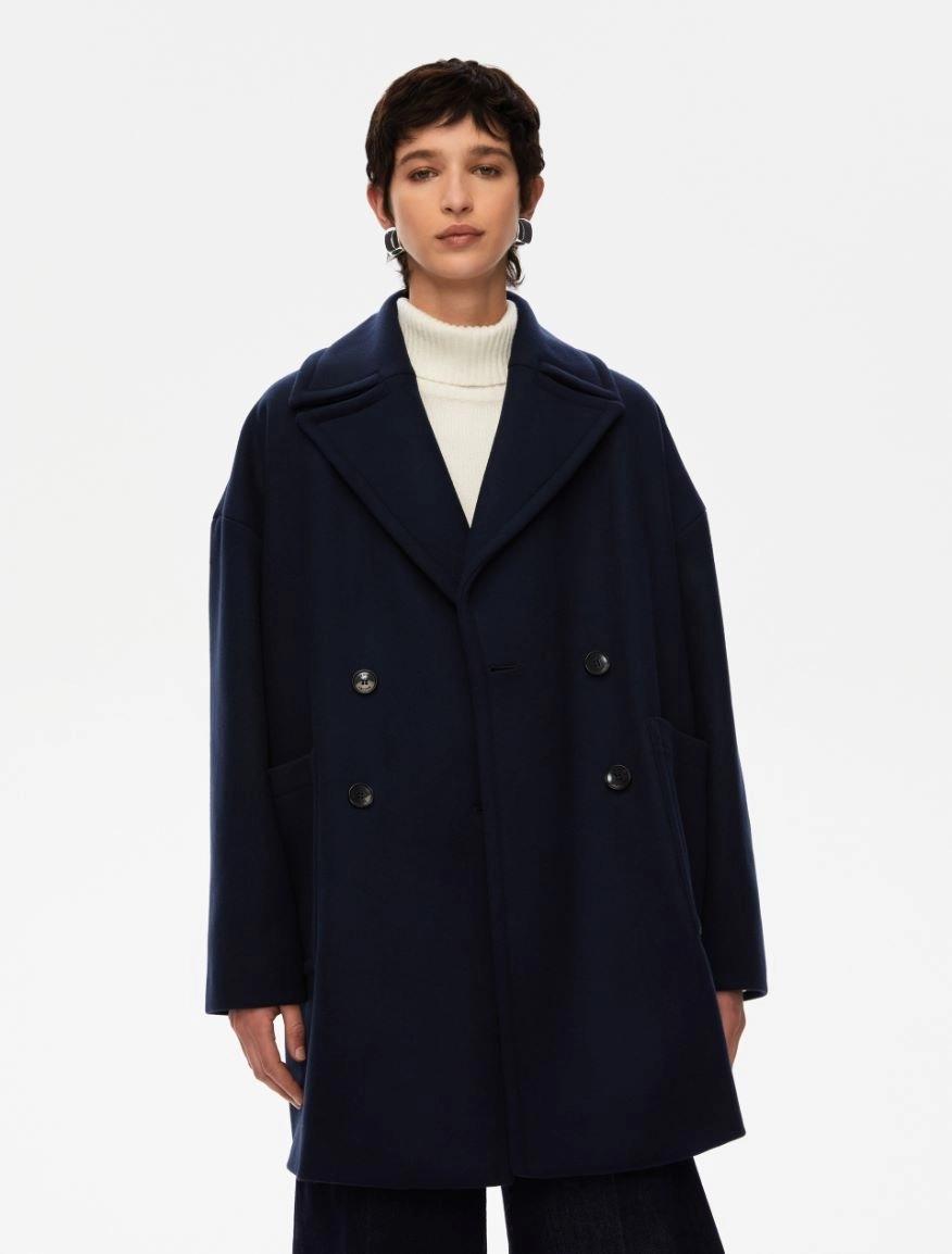 Cappotto corto in misto lana LUME 004 IBLUES 