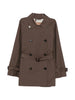 MTCCALLETrench crop in twill antigoccia
