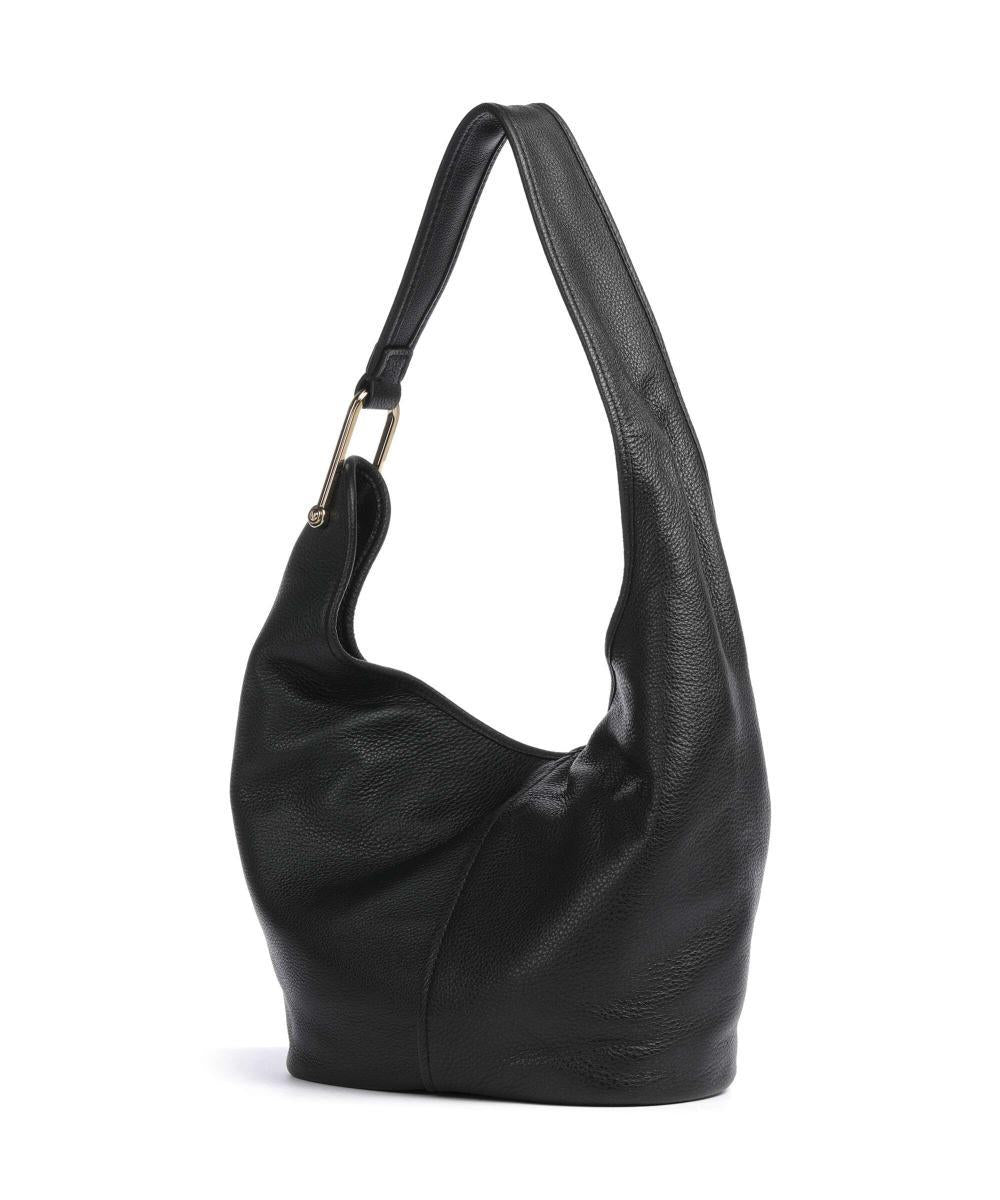 Sonny Borsa hobo pelle di vacchetta grana nero 30F4G2YL6L 001 MICHAEL KORS 
