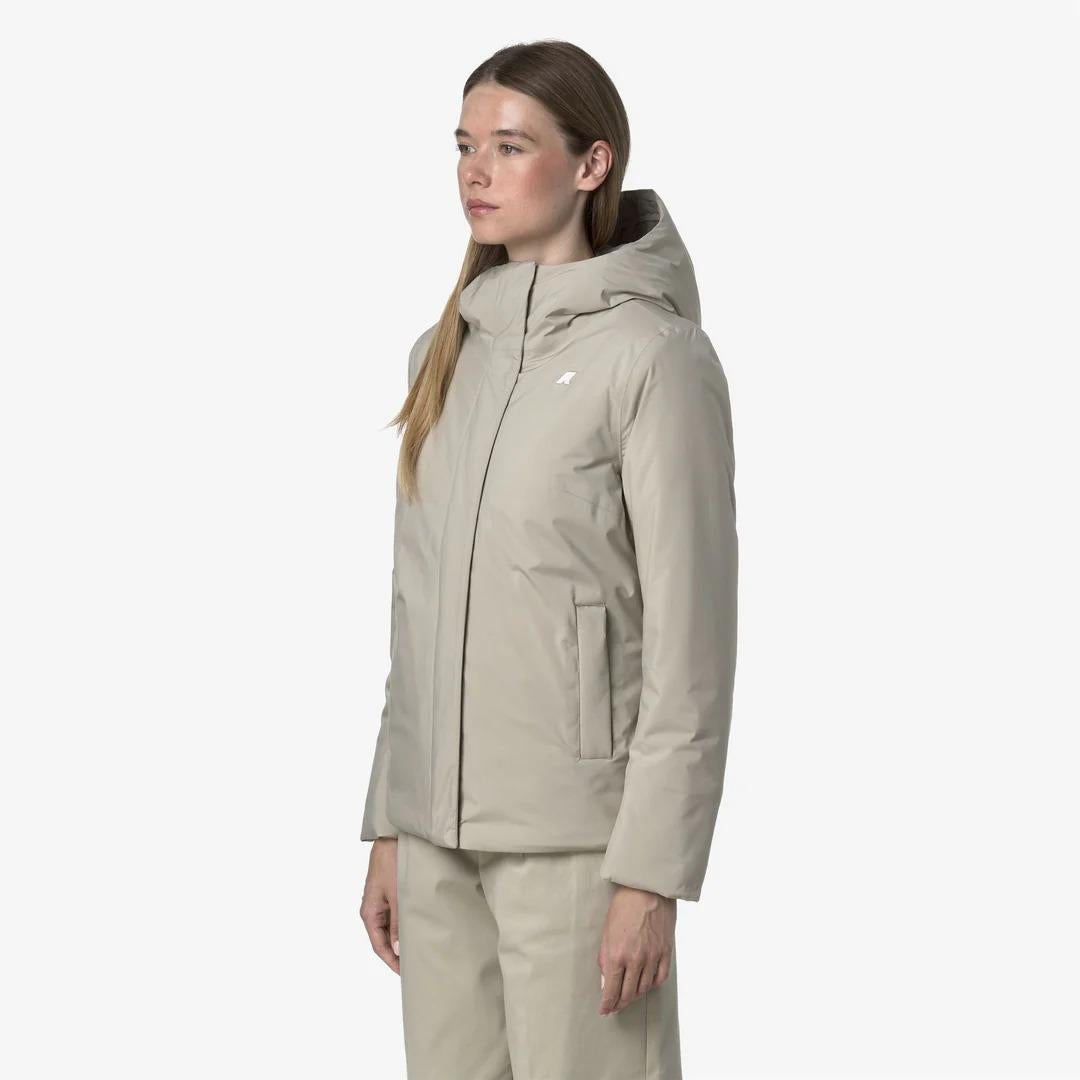 LIL SOFT TOUCH MARMOTTA<BR/>BEIGE CASHMERE-GREY GOAT K71324W B2X K-WAY 