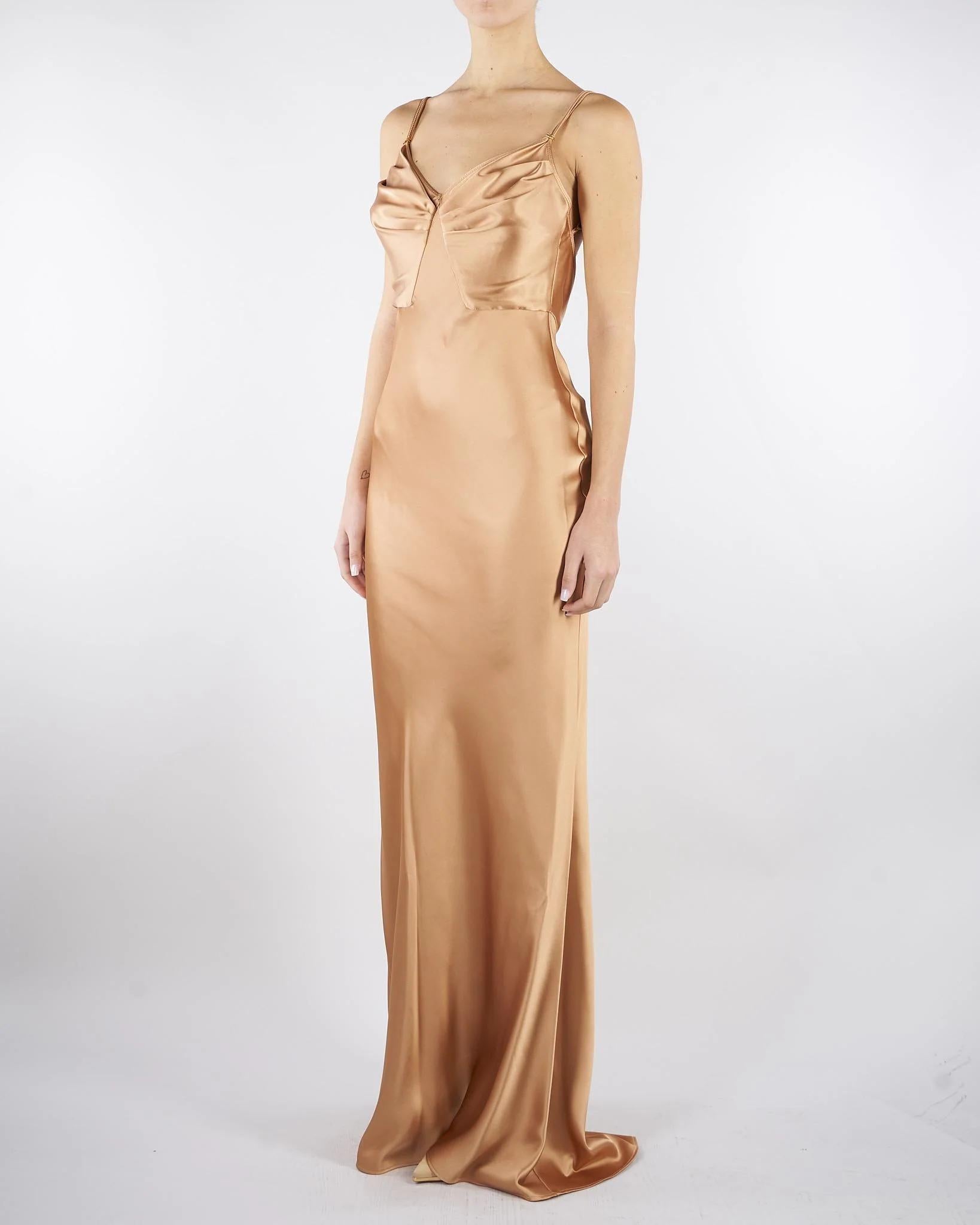 Abito Red Carpet in raso<BR/> ABR3362E2 EV8 ELISABETTA FRANCHI 