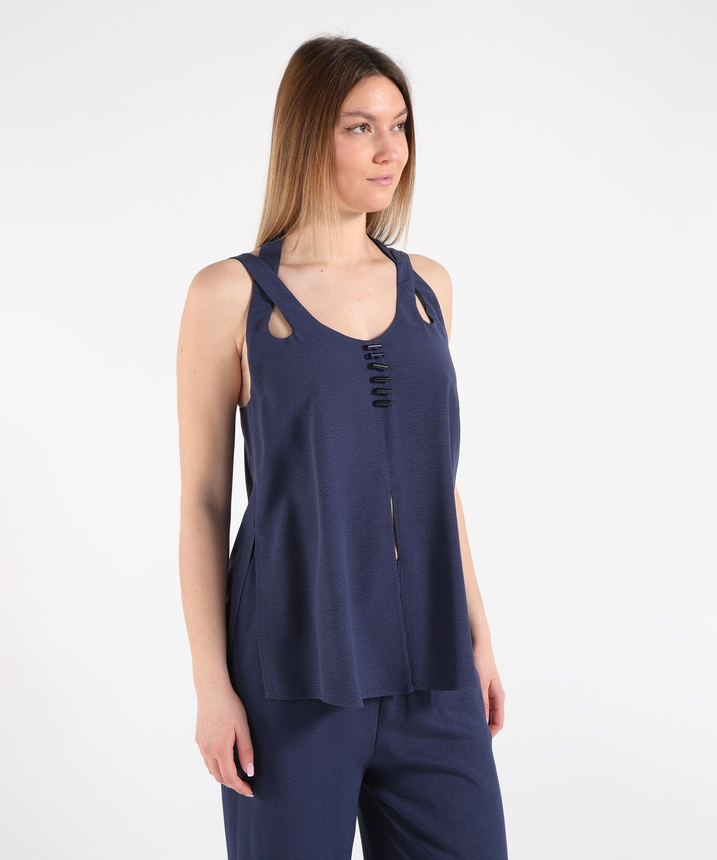 EMPORIO ARMANI Top in jacquard micro EW003106AF20287 UB130 ARMANI 