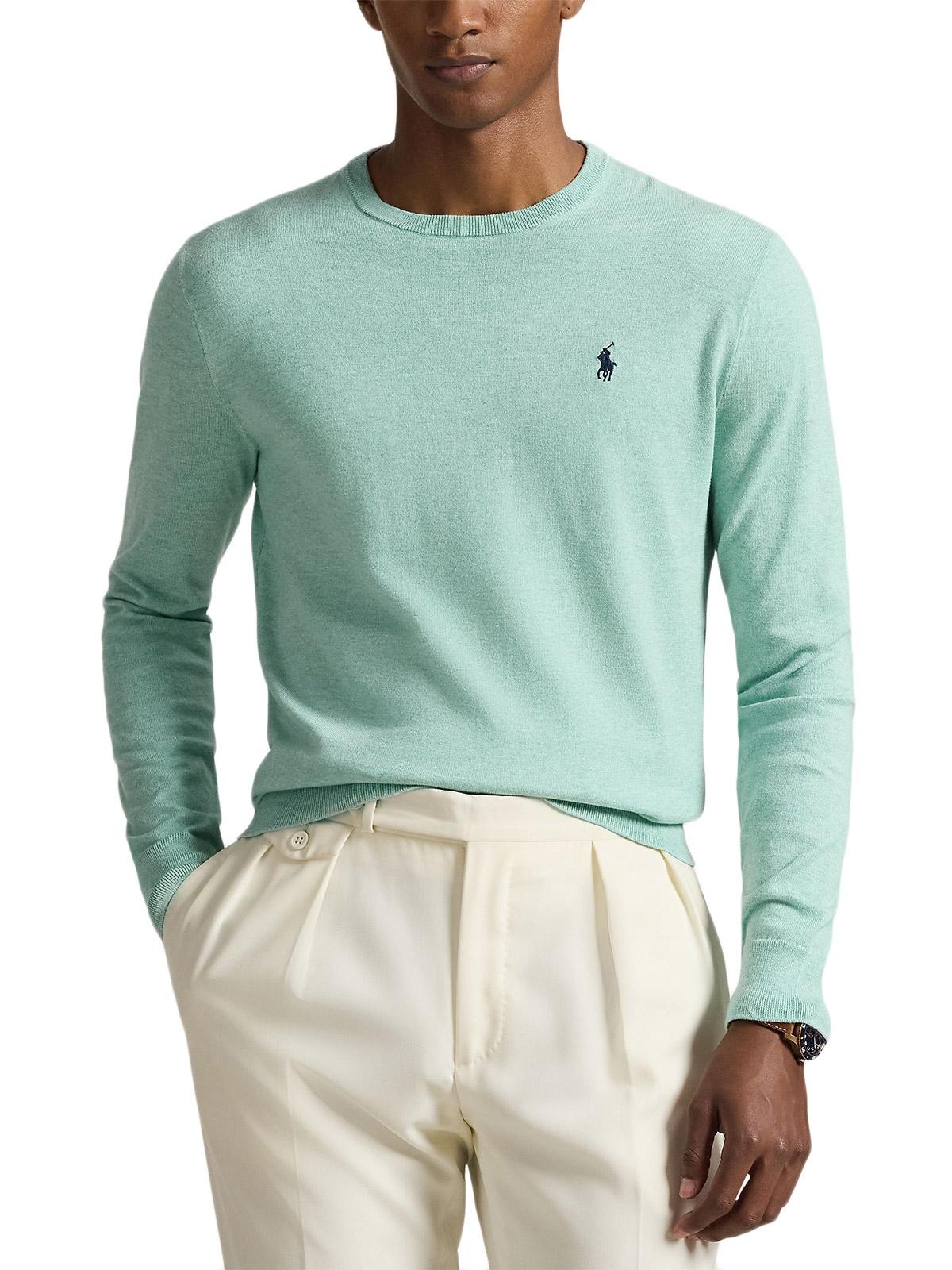 Maglia in cotone effetto texture 710890558 513 RALPH LAUREN 