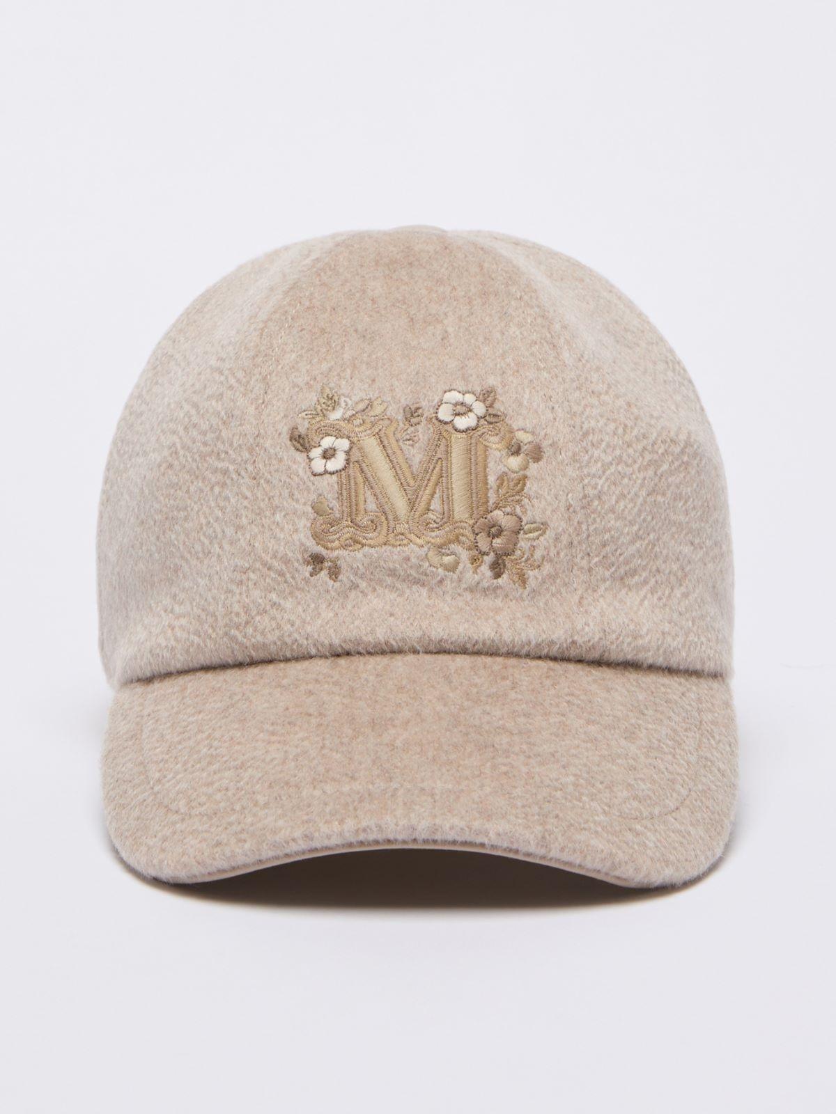 Cappello donna baseball in cachemire con ricamo LAUREA 032 MAX MARA ACCESSORI 