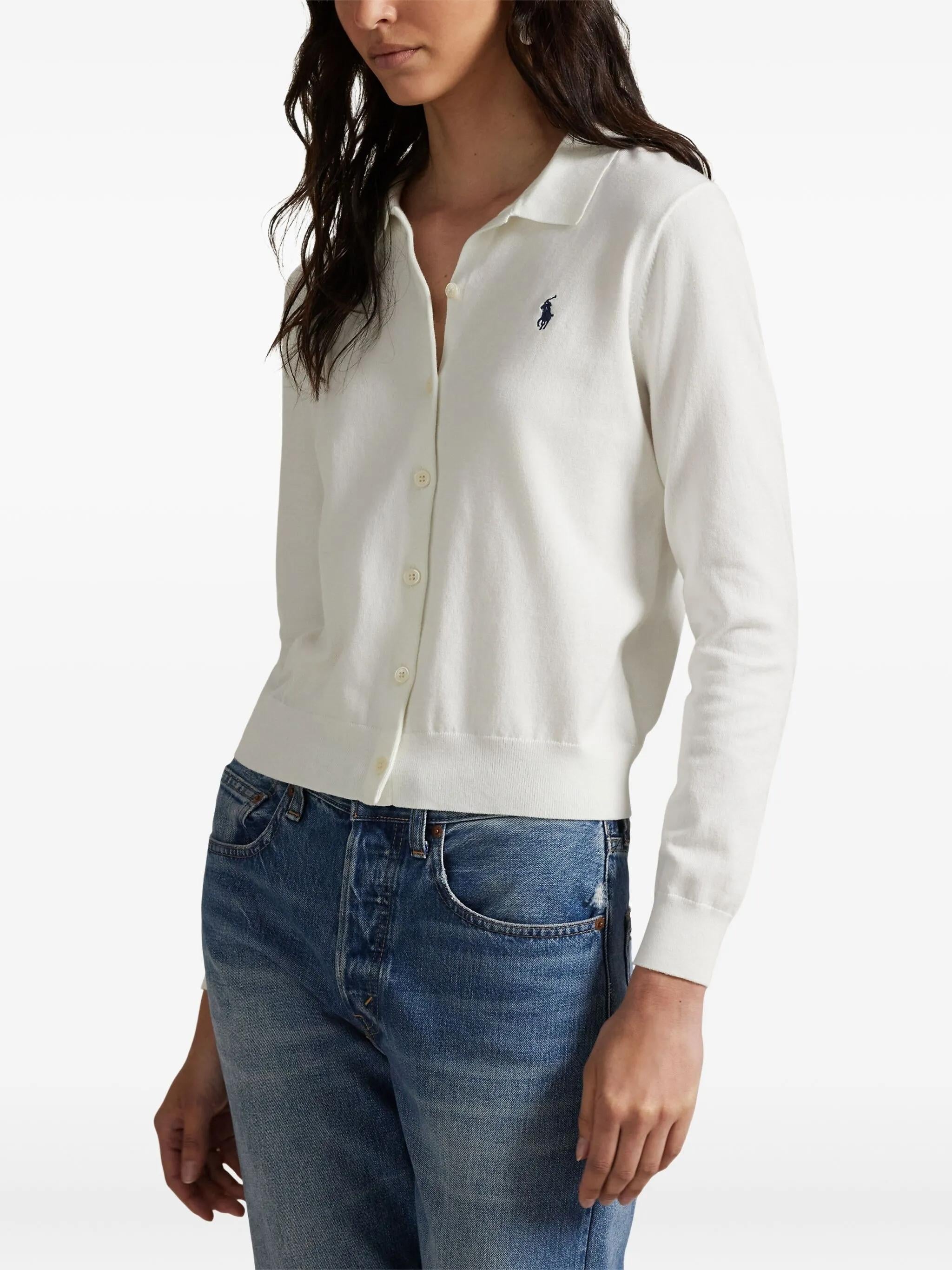 Cardigan in misto cotone 211972110 002 RALPH LAUREN 