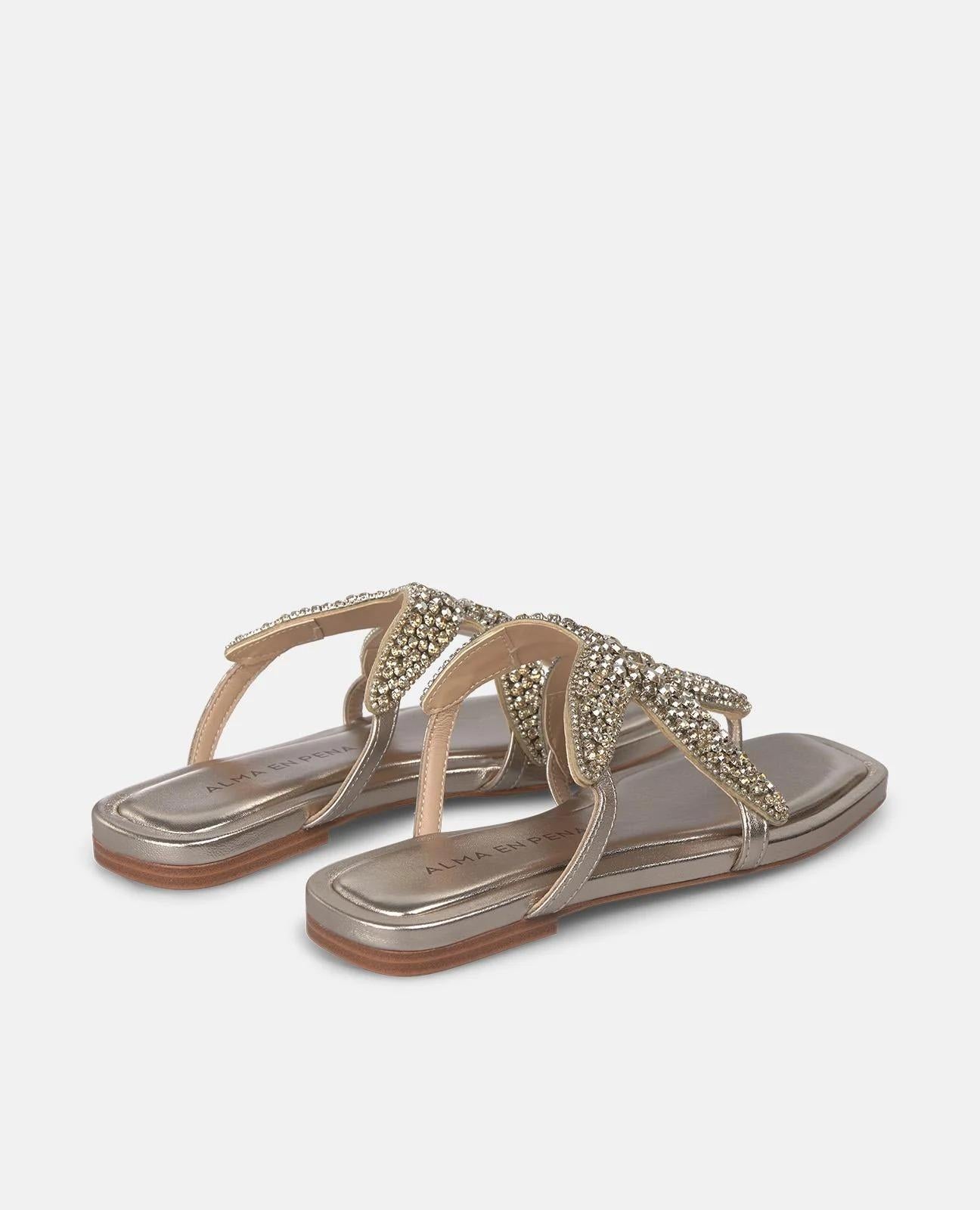 Sandalo strass stella marina 8404 DIVABRONZE ALMA EN PENA 