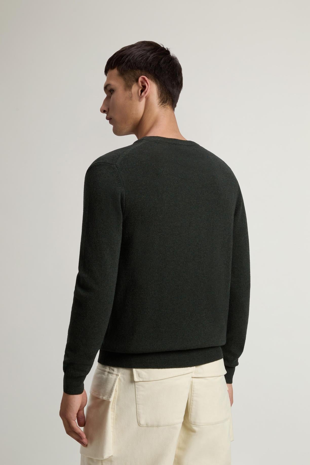 Maglione girocollo in pura lana d'agnello<BR/> CFWOKN0278MRUF0469 6006 WOOLRICH 