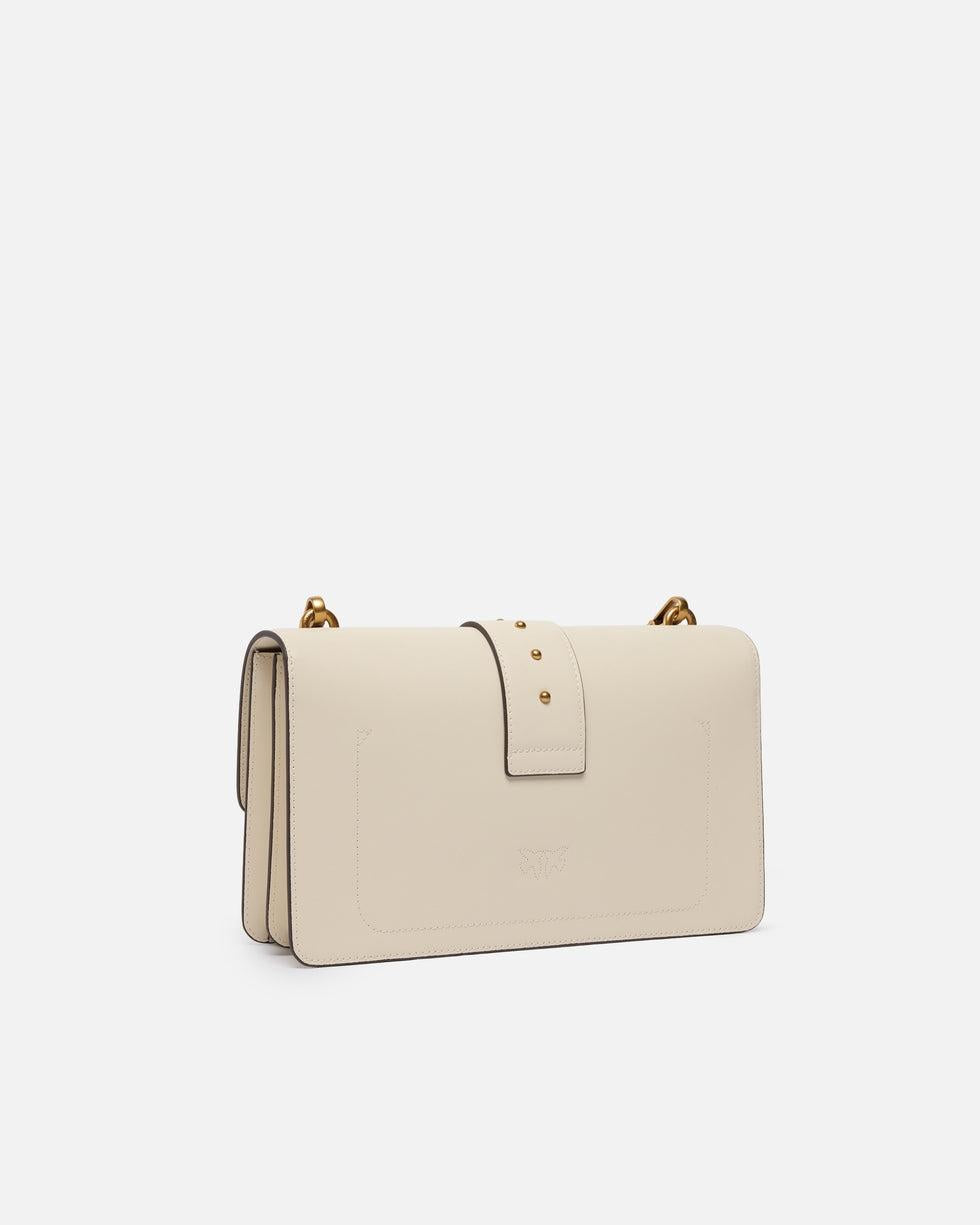 Borsa a mano media Love Bag One in pelle<BR/> 105857A0F1 Z14Q PINKO 