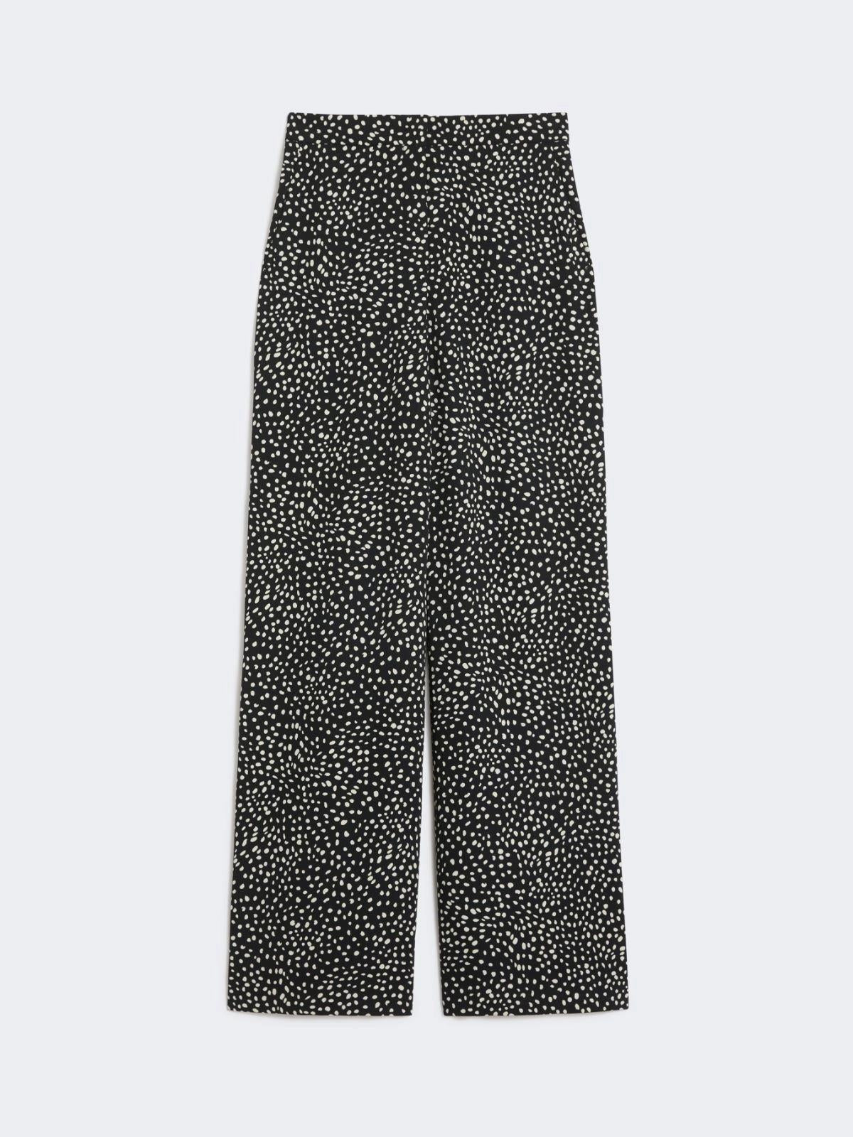 MSTFRESCO<BR/>Pantalone in sablé stampato MSTFRESCO 002 MAX MARA CAPSULE 