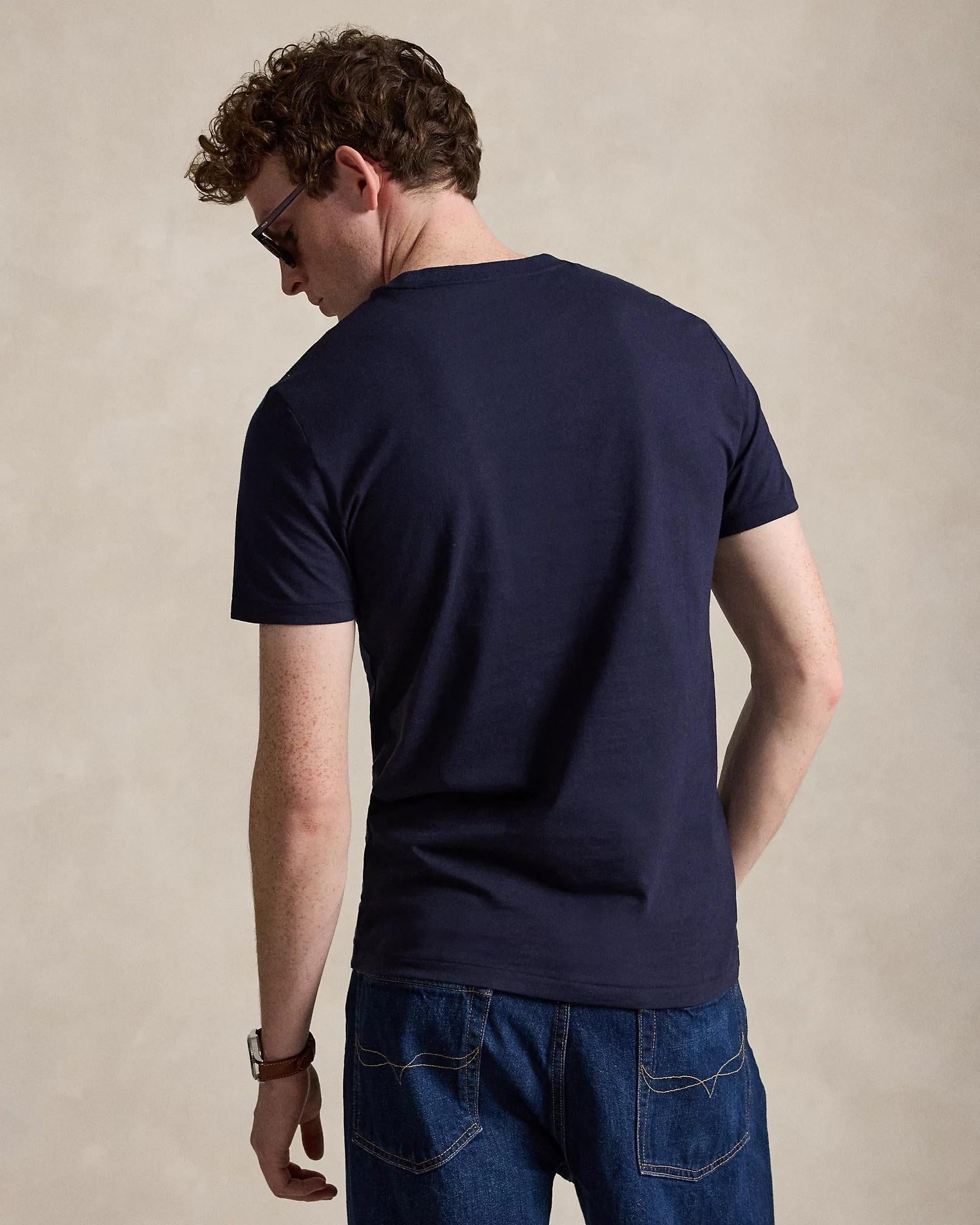 T-shirt uomo in jersey di cotone 710680785 004 RALPH LAUREN 