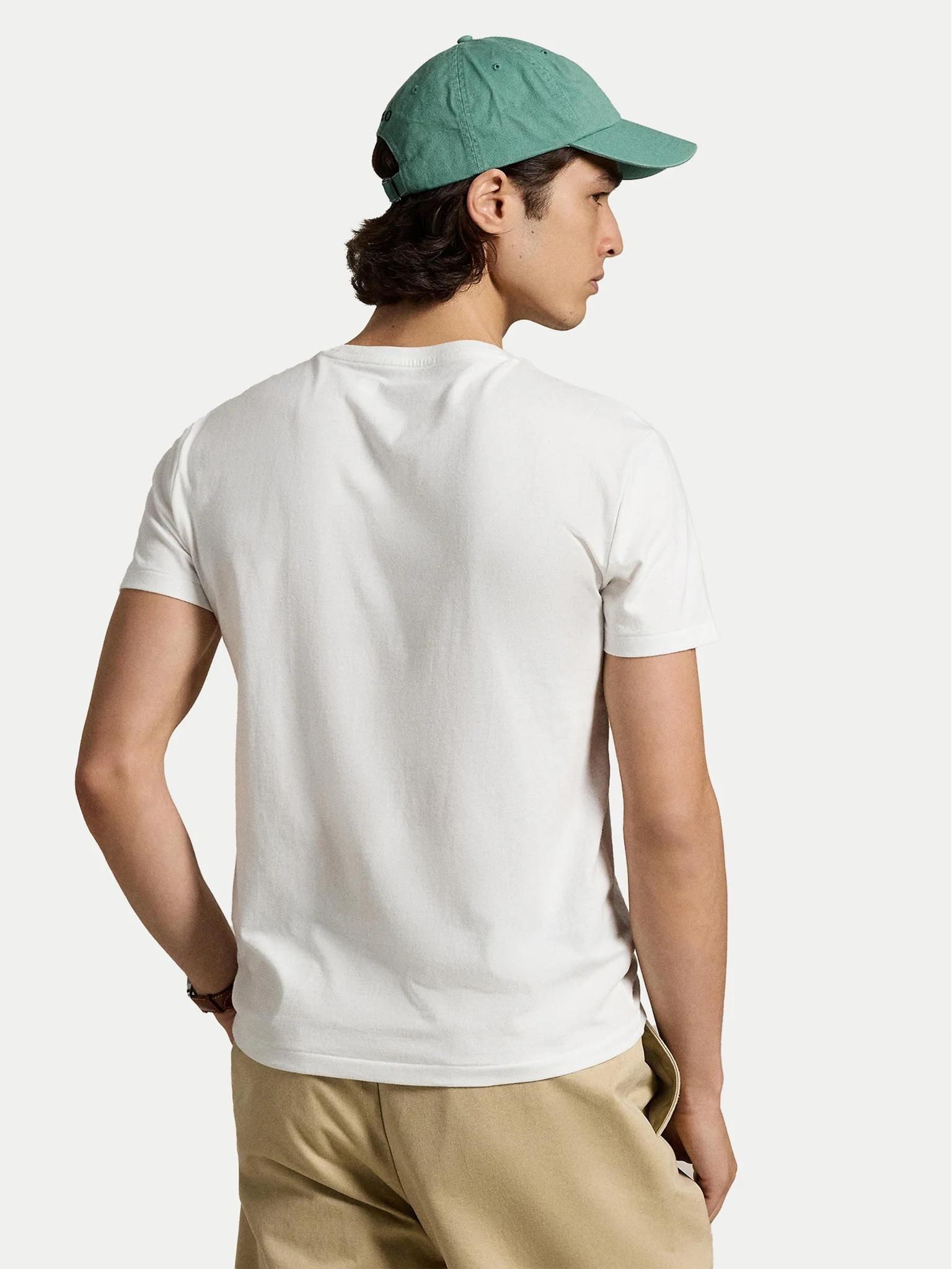 T-shirt in jersey Custom Slim-Fit 710680785 003 RALPH LAUREN 