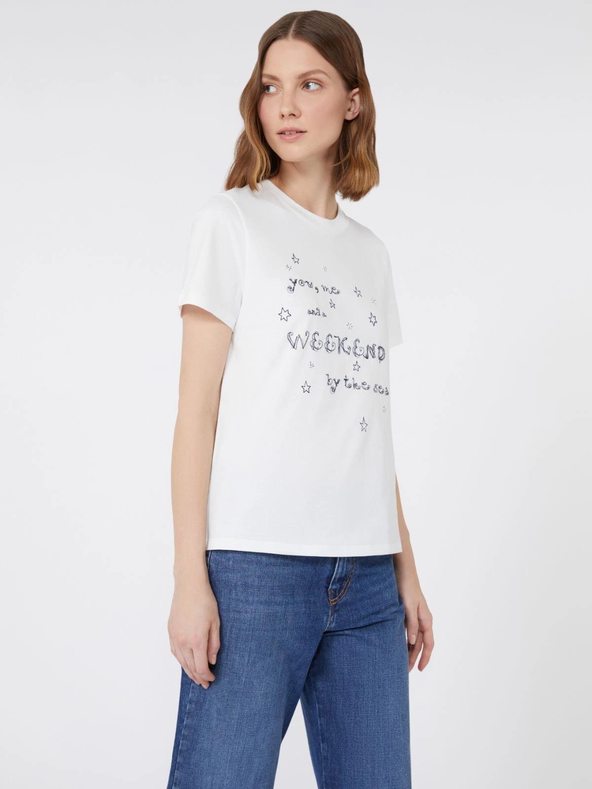 T-shirt in cotone con stampa ARA 001 WEEKEND 