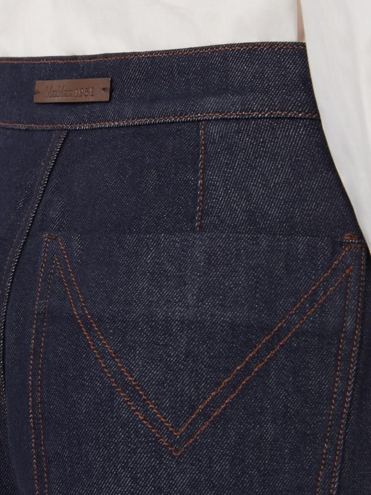 Pantalone in denim di puro cotone CARMINE 001 MAX MARA 