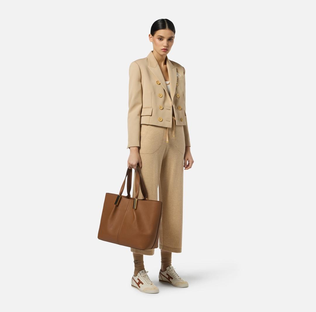 Pantaloni in misto cachemire con coulisse KP70S57E2 EN1 ELISABETTA FRANCHI 