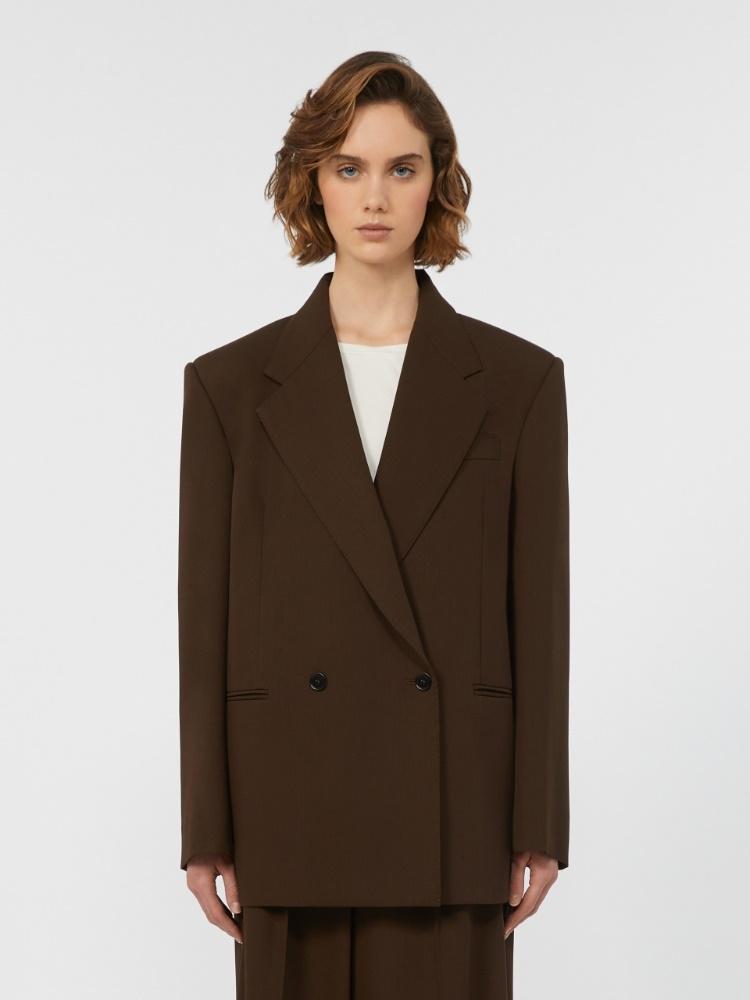 Blazer in levantina di lana<BR/> GINSENG 004 WEEKEND 