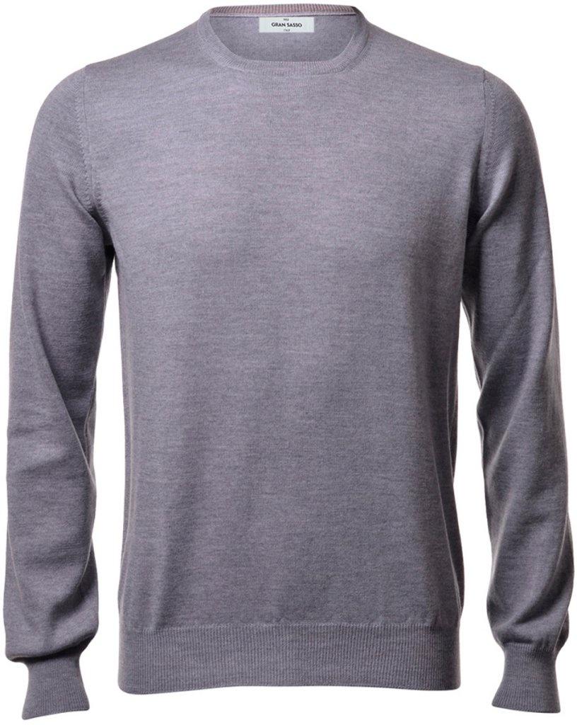 Maglia uomo in pura lana girocollo