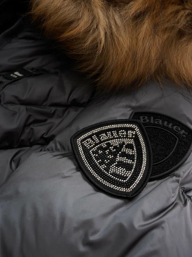 PIUMINO A LINEE GEOMETRICHE ALICIA<BR/> BLDC03097 6047/907GG BLAUER 