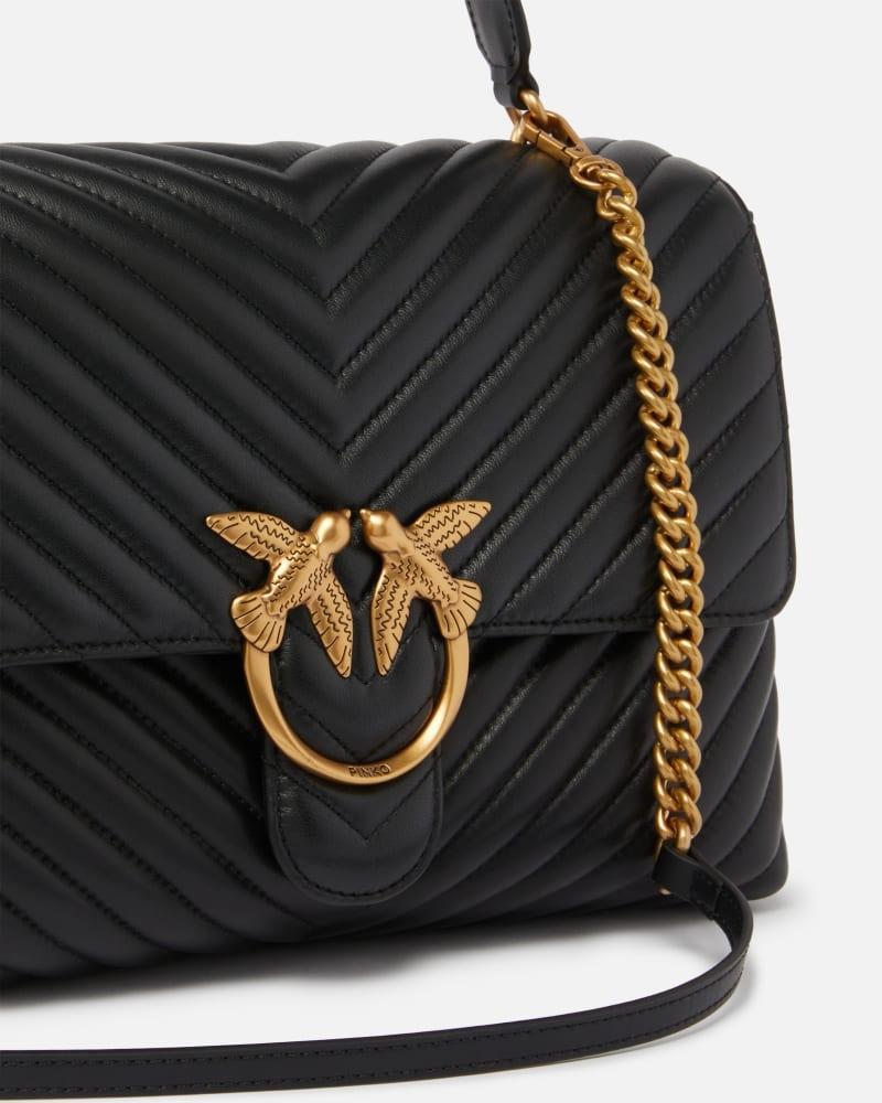 Big Lady Love Bag Puff Chevron 10042A0GK Z99Q PINKO 