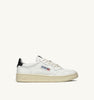 SNEAKERS MEDALIST LOW IN PELLE BIANCA E NERA