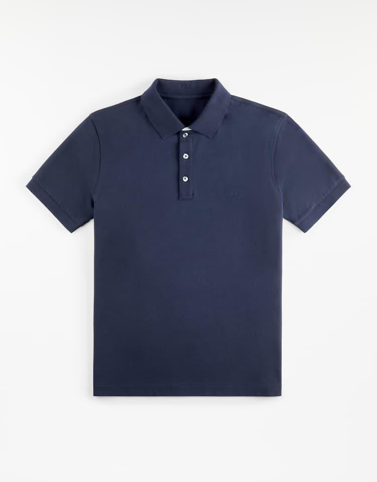 Polo in Piquet Stretch<BR/> NPMB250135STDW U806 FAY 
