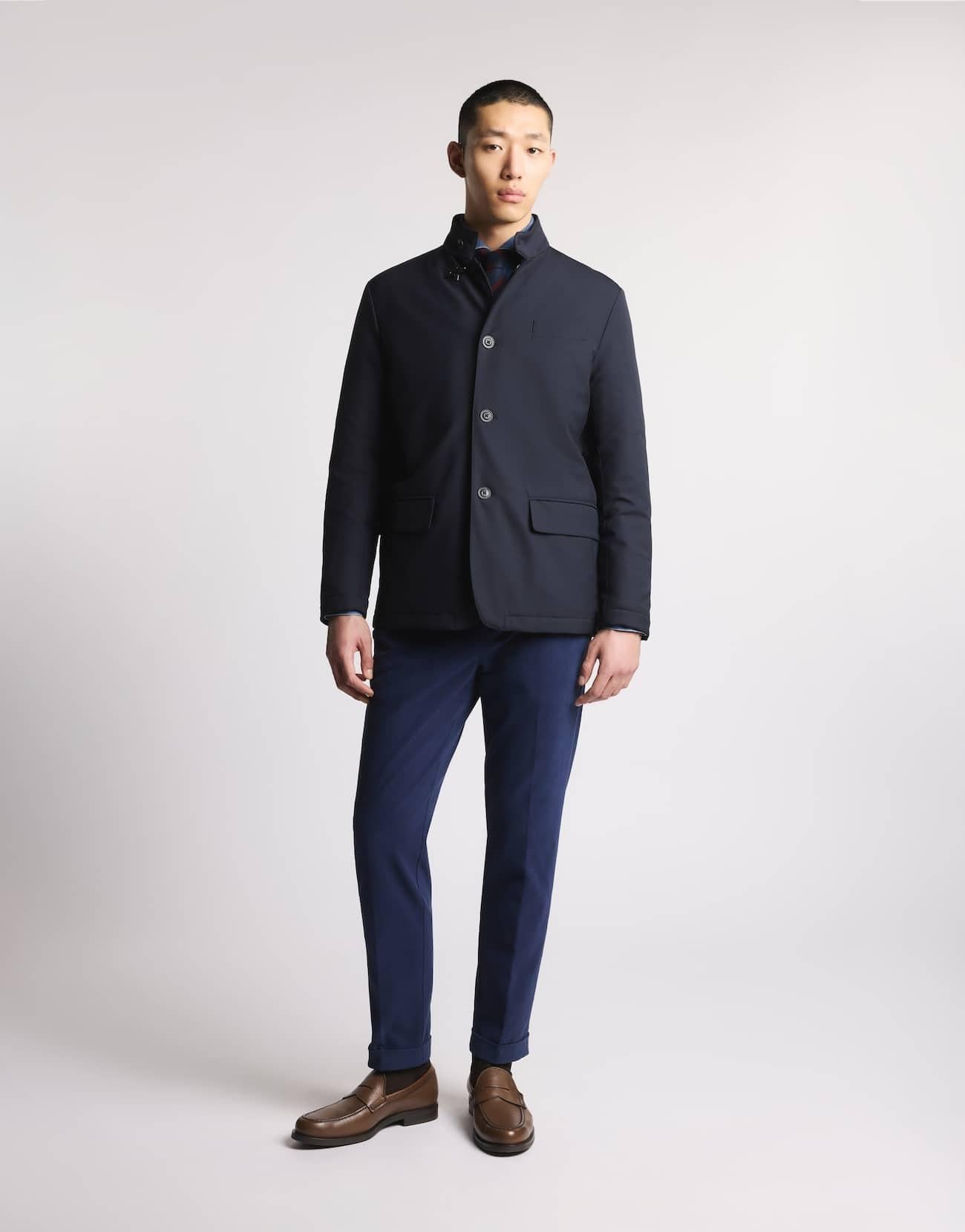 Short Jacket in Jersey Stretch<BR/> NAM1951036JXRF U807 FAY 